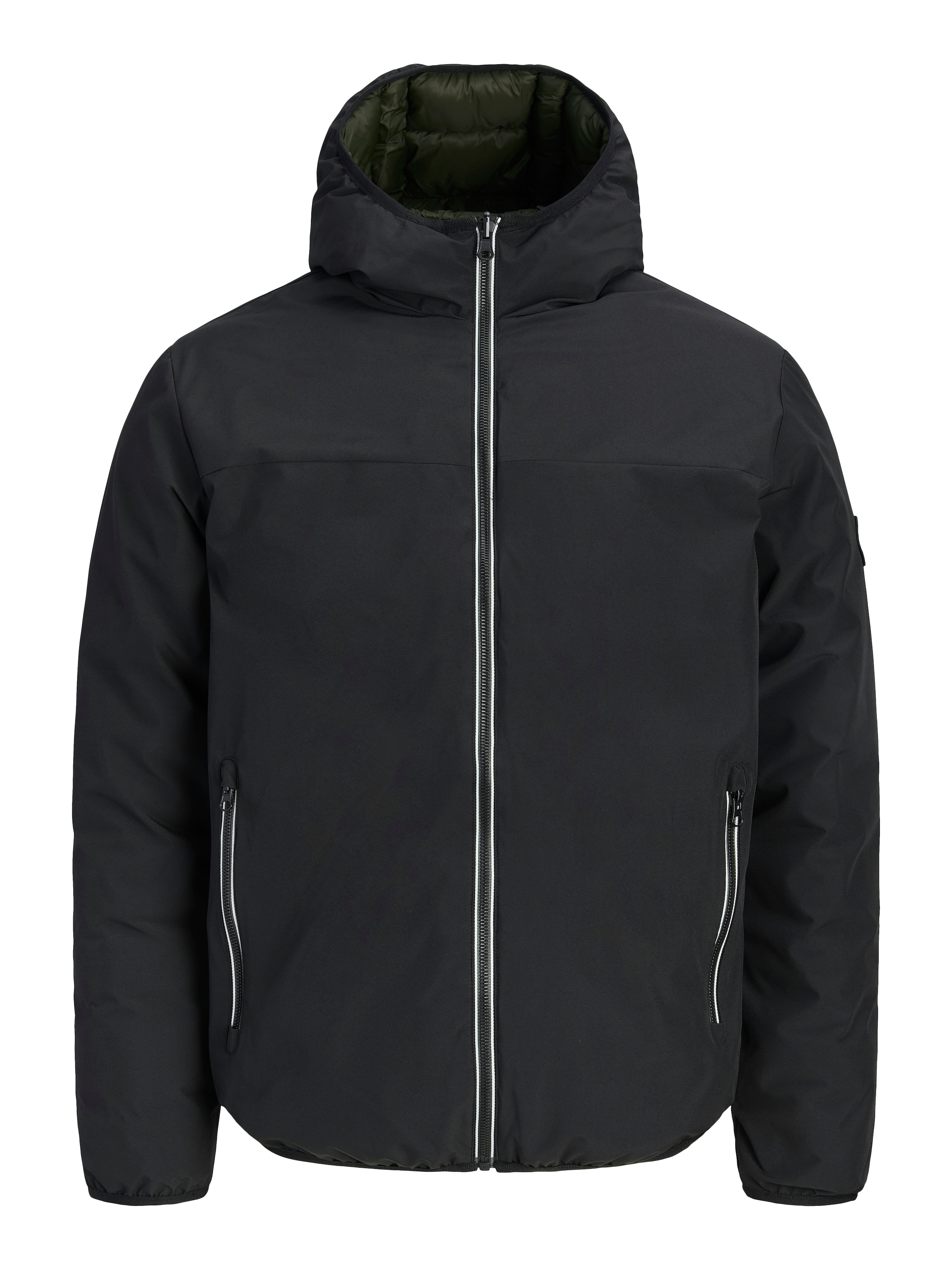 Jack & Jones Kurzjacke »JJEBROOKLYN REVERSIBLE JACKET SN« mit Kapuze Kunstfaser, regular fit