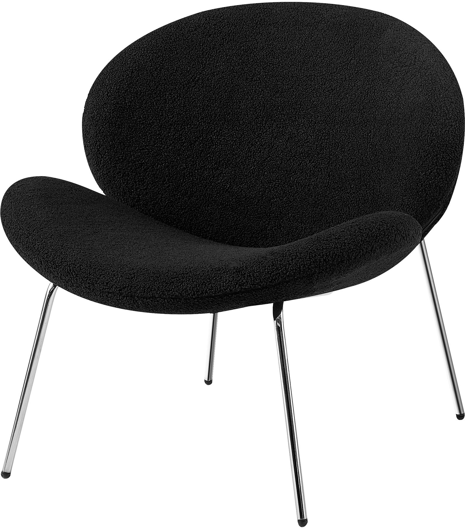 Kayoom Polsterstuhl »Stuhl Jaden 125 2er-Set, im angesagten Stoff mit dem Kräusel-Effekt« (Set) 2 Stk. Ästhetisch minimalistisches Design, Bouclé Stoff, breites Sitzen