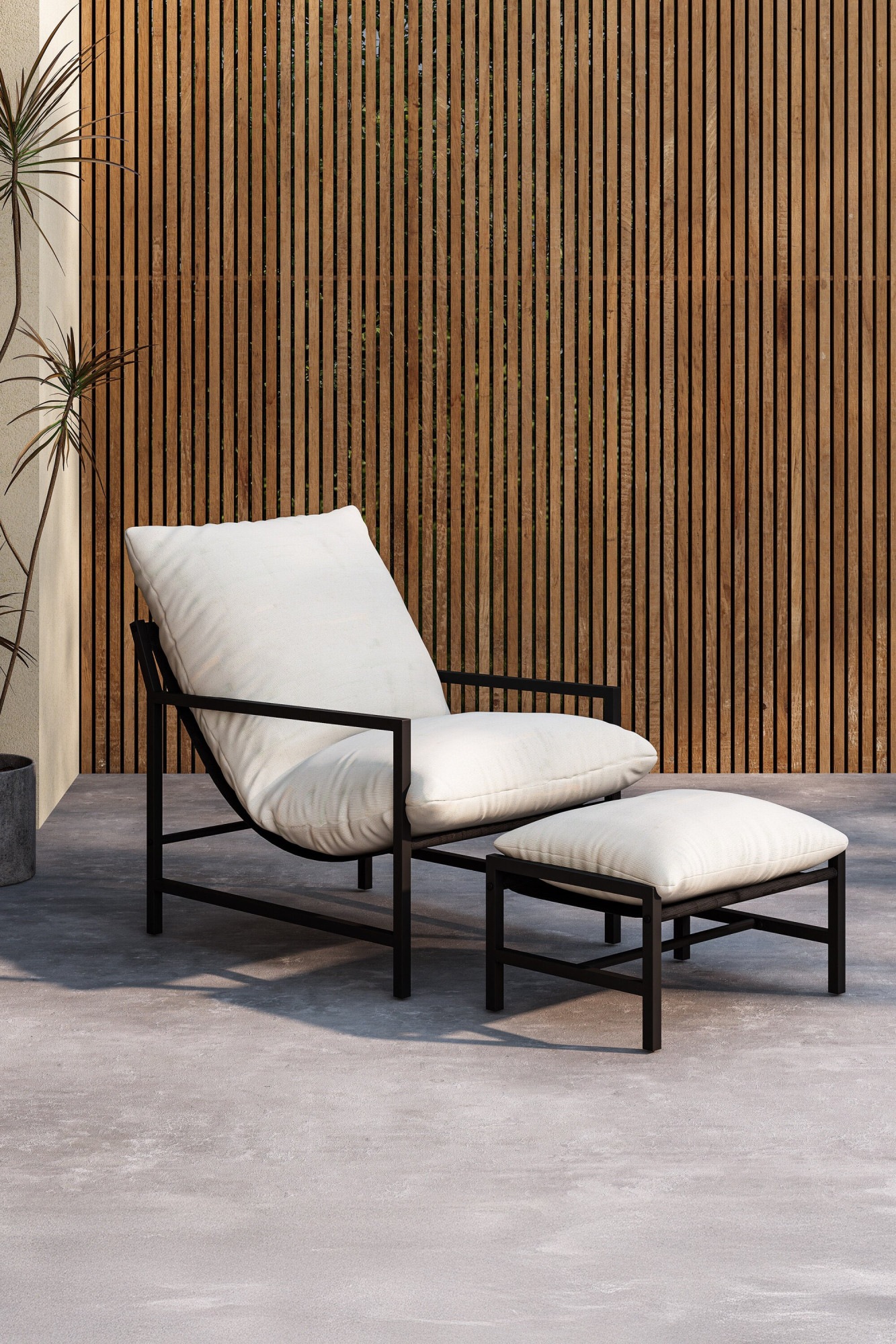 Venture Home Gartenlounge-Sessel »Corso, gepolstertes Loungemöbel für entspannte Outdoor-Momente« 2 Stk. tlg. Outdoorstuhl, Terassenstuhl, komfortabel, Stoffbezug, outdoor-geeignet