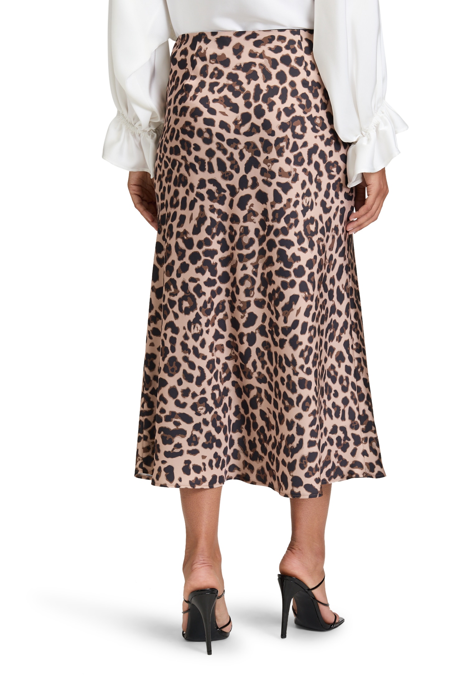 Vera Mont Satinrock »Satinrock mit Leoprint«