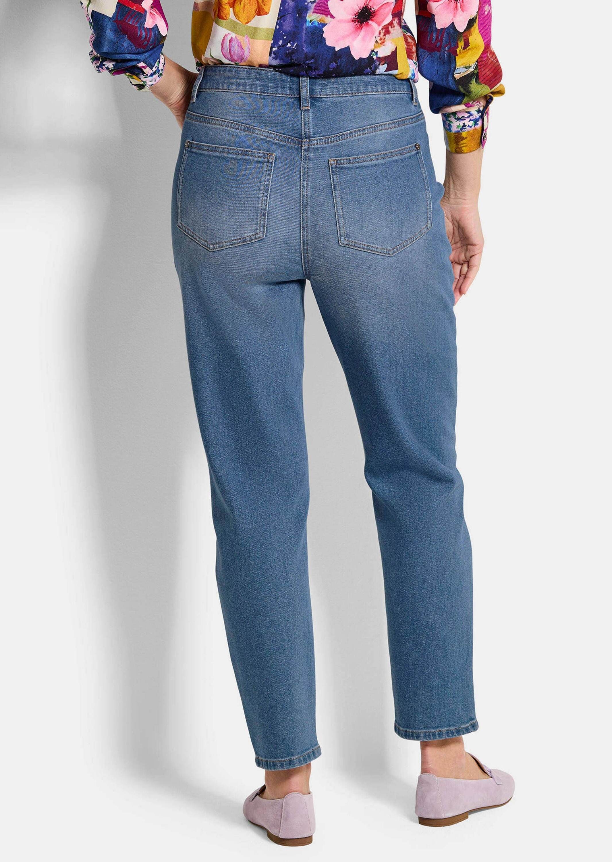 GOLDNER Regular-fit-Jeans »Baumwoll-Stretch Mom Jeans SARA« stretchbequeme Quälität