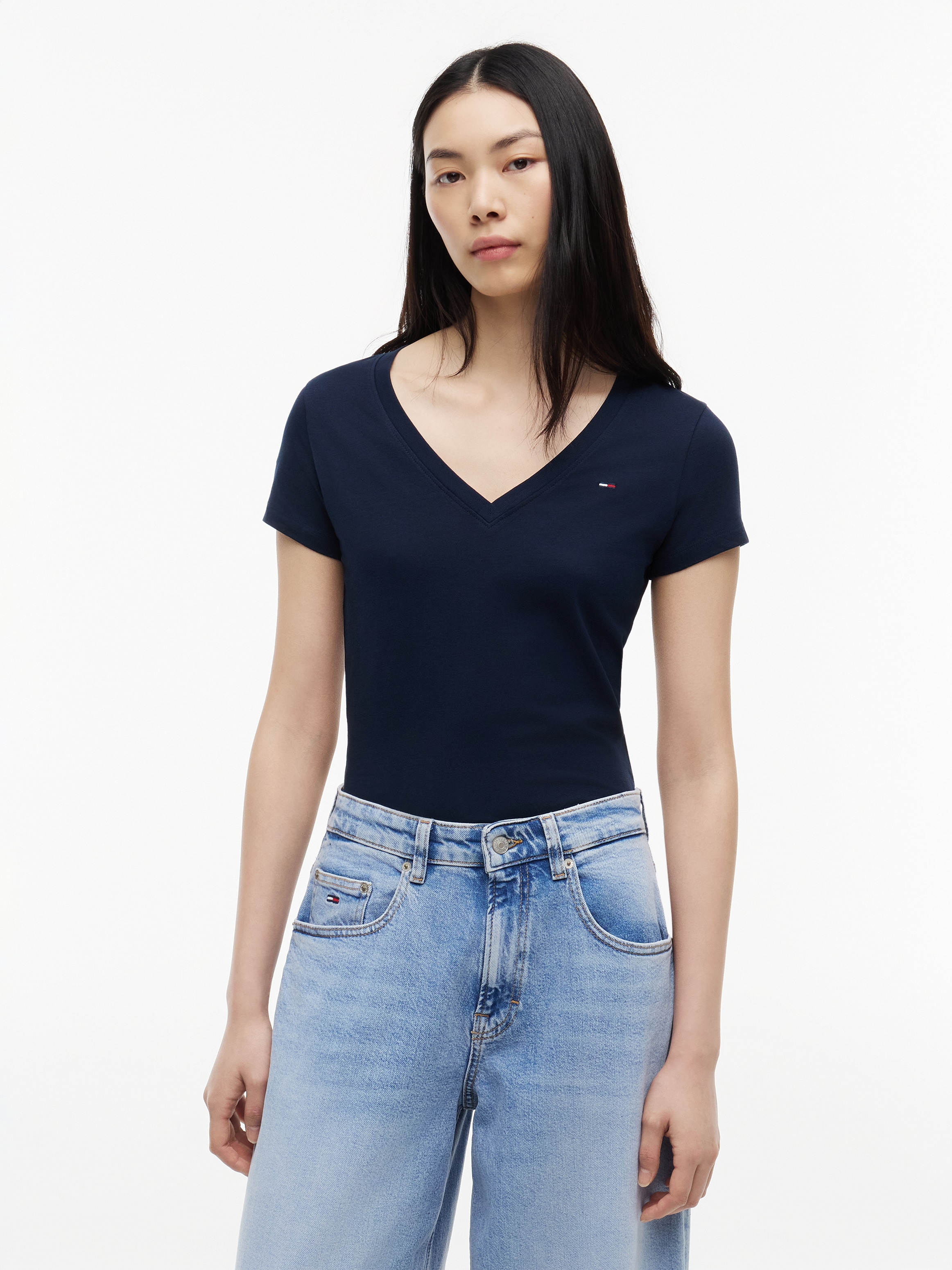 Tommy Jeans V-Shirt »TJW 3PACK V-NECK TEE« Packung, 3er-Pack, 3 Baumwolle, V-Ausschnitt, 3 Stück im Set
