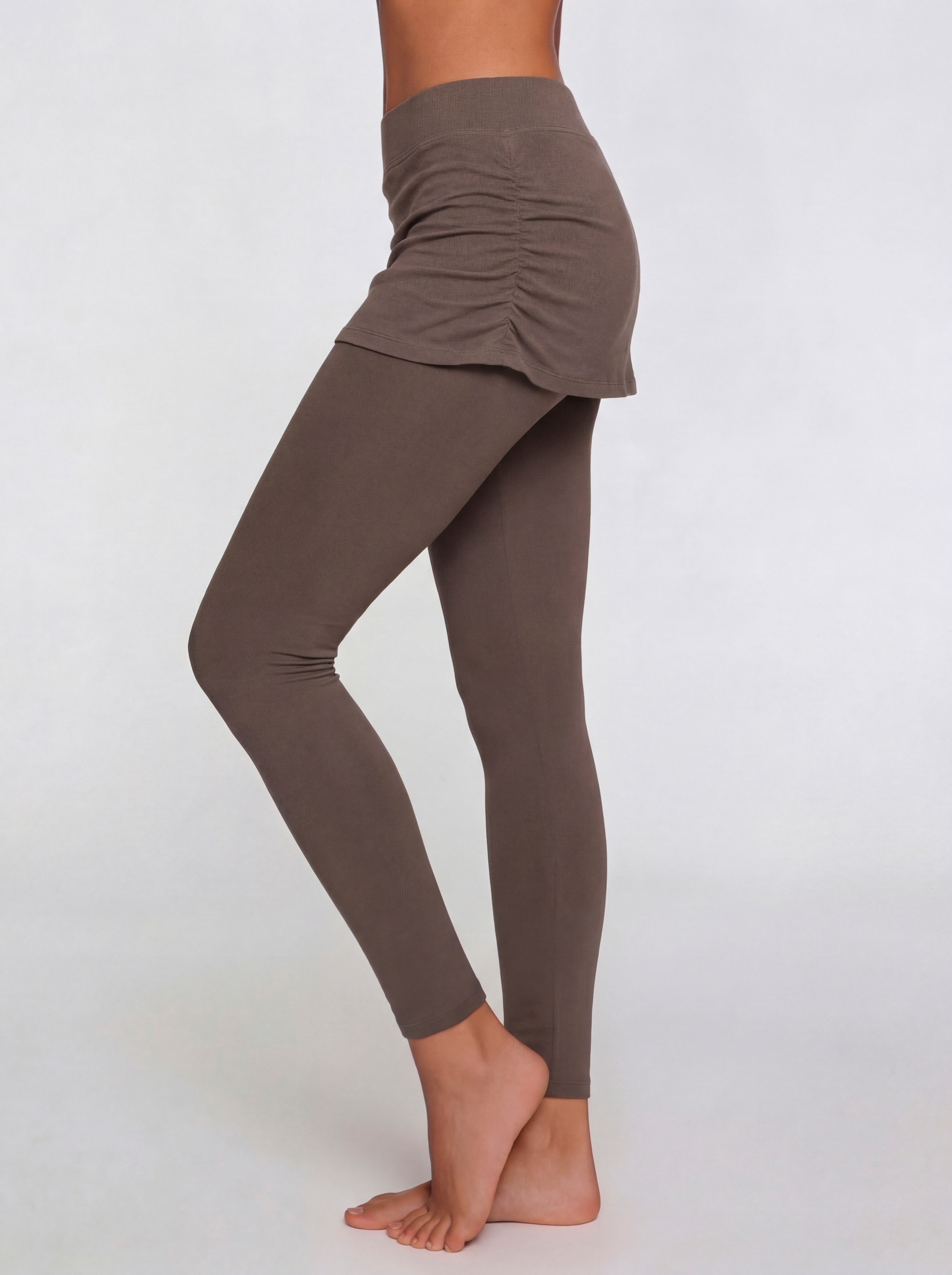 Vivance Active by Lascana Leggings  mit angenähtem, seitlich gerafften Rock