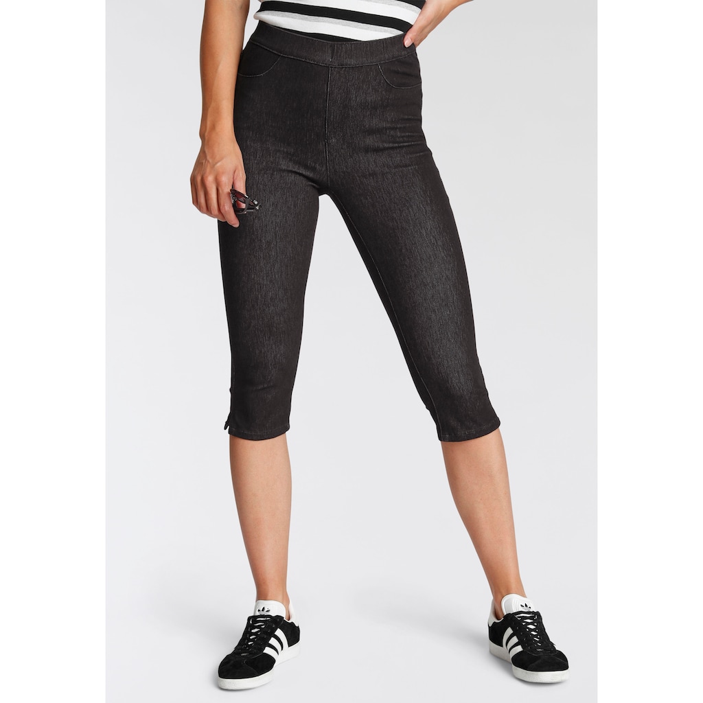 Arizona Jogg Pants »High Waist«, in Denim-Optik