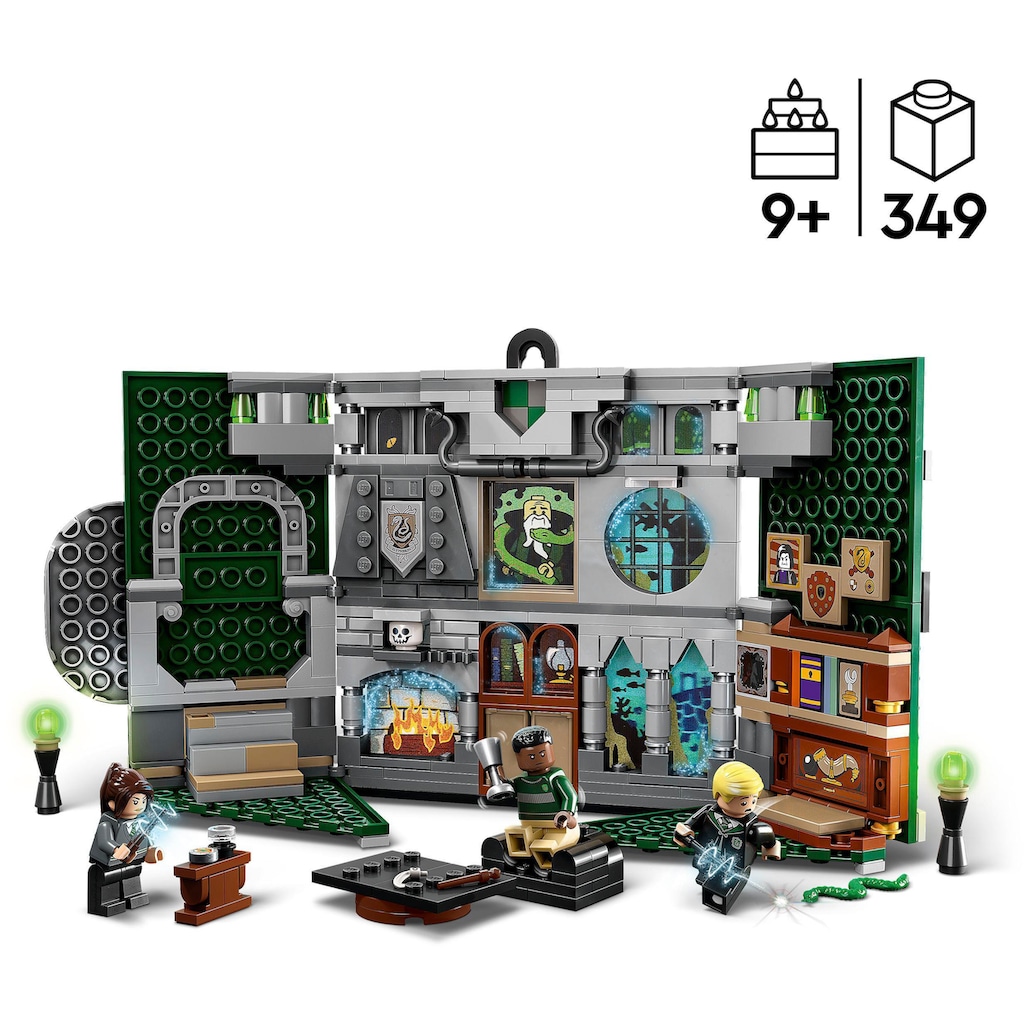 LEGO® Konstruktionsspielsteine »Hausbanner Slytherin (76410), LEGO® Harry Potter«, (349 St.)