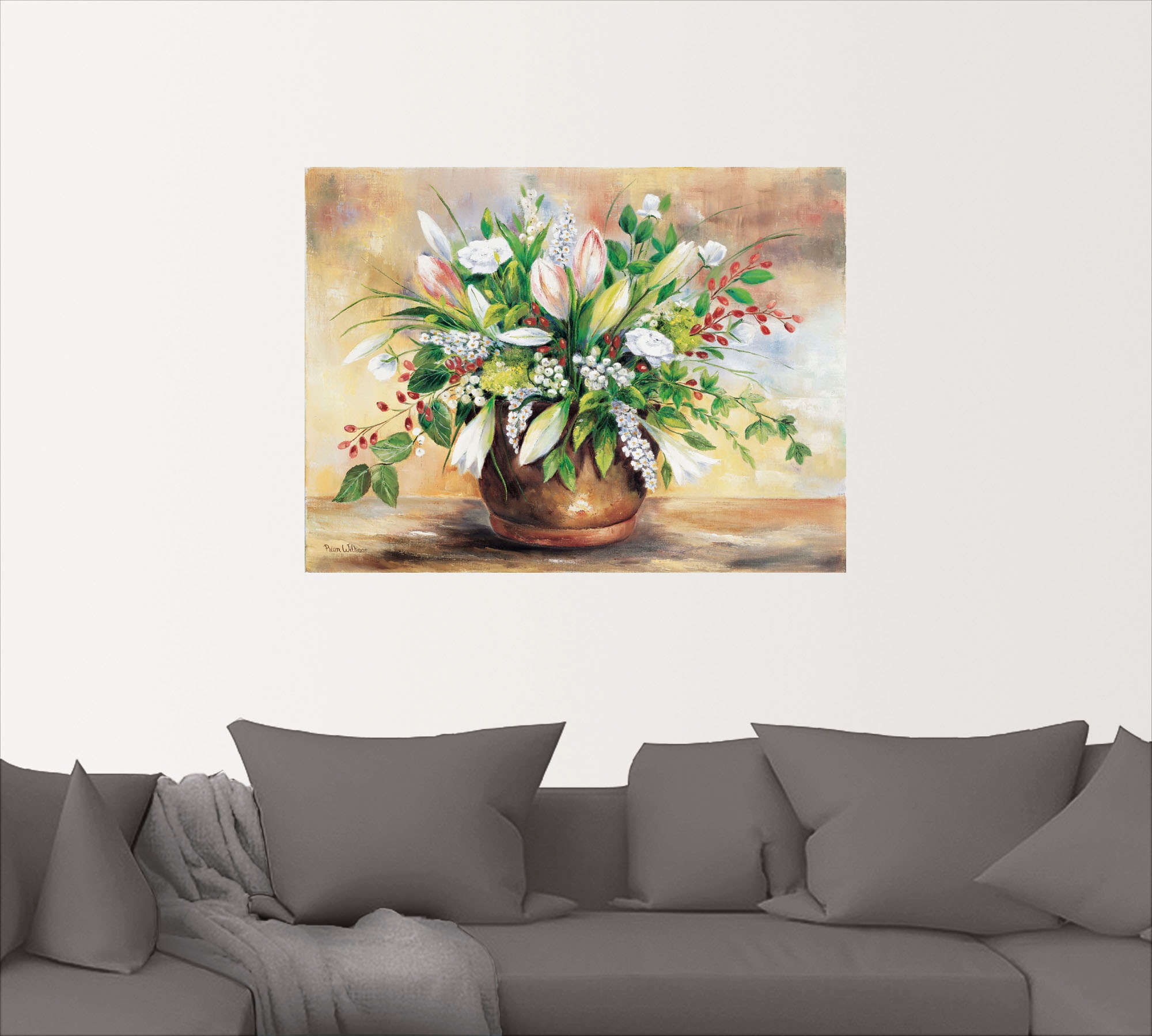 Artland Wandbild »Blütenverschönerung«, Blumen, (1 St.), als Leinwandbild, Poster, Wandaufkleber in verschied. Größen