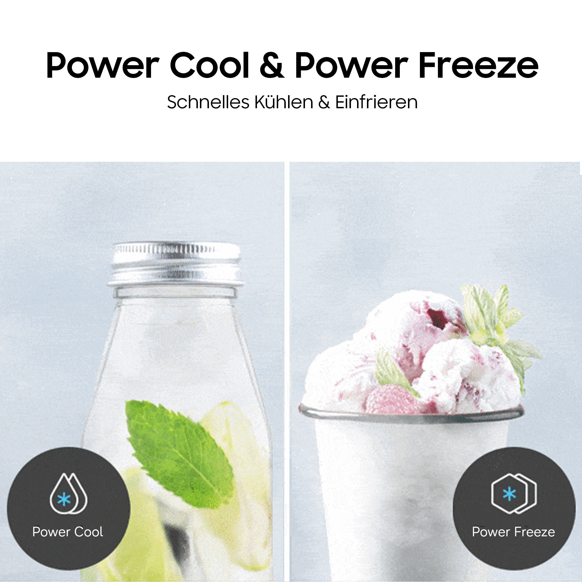 Samsung Kühl-/Gefrierkombination 7300 Serie »RL38C602CB1« 203 cm hoch 59,5 cm breit