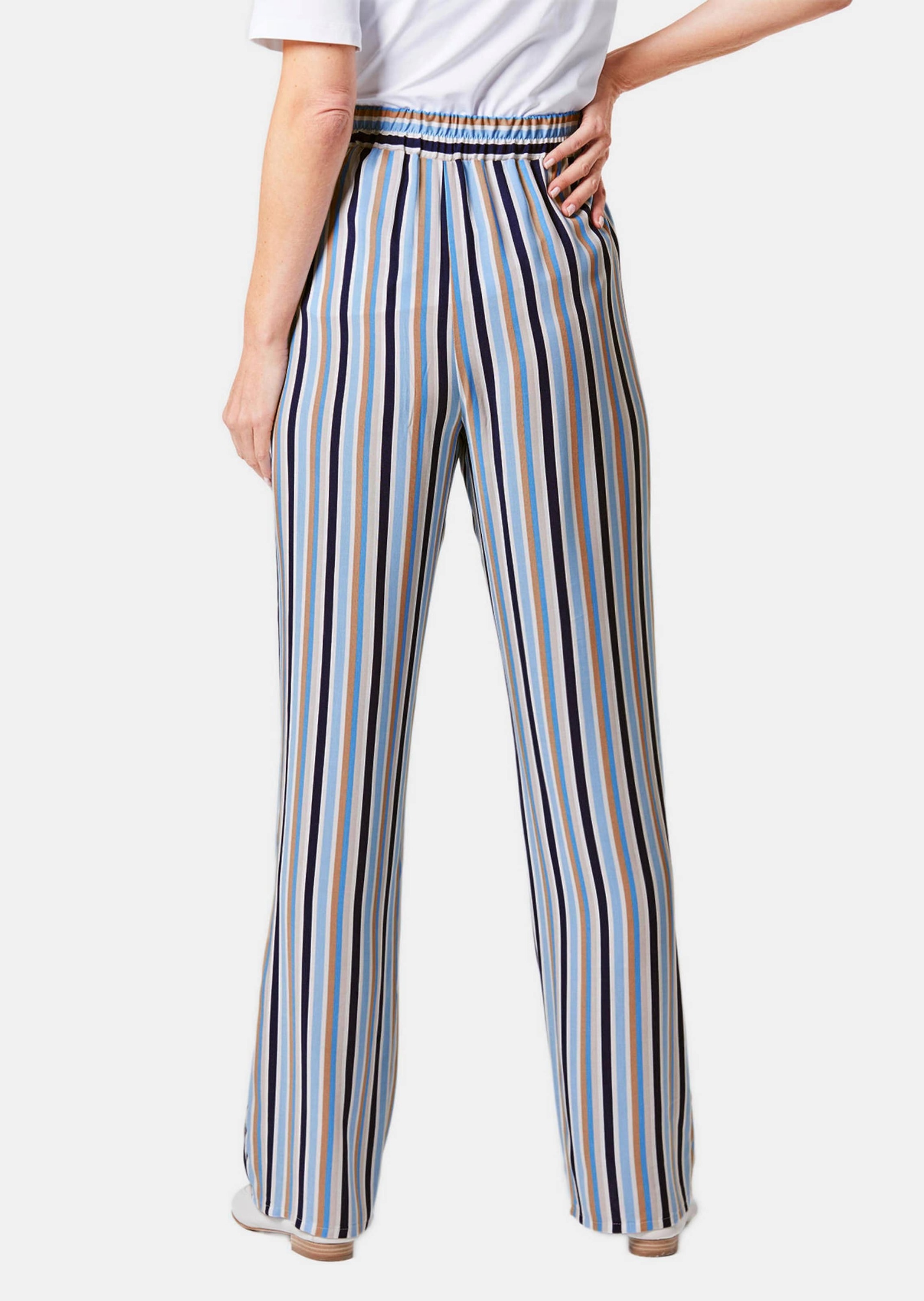 GOLDNER 2-in-1-Hose »Palazzo-Hose mit sommerlichem Druck«