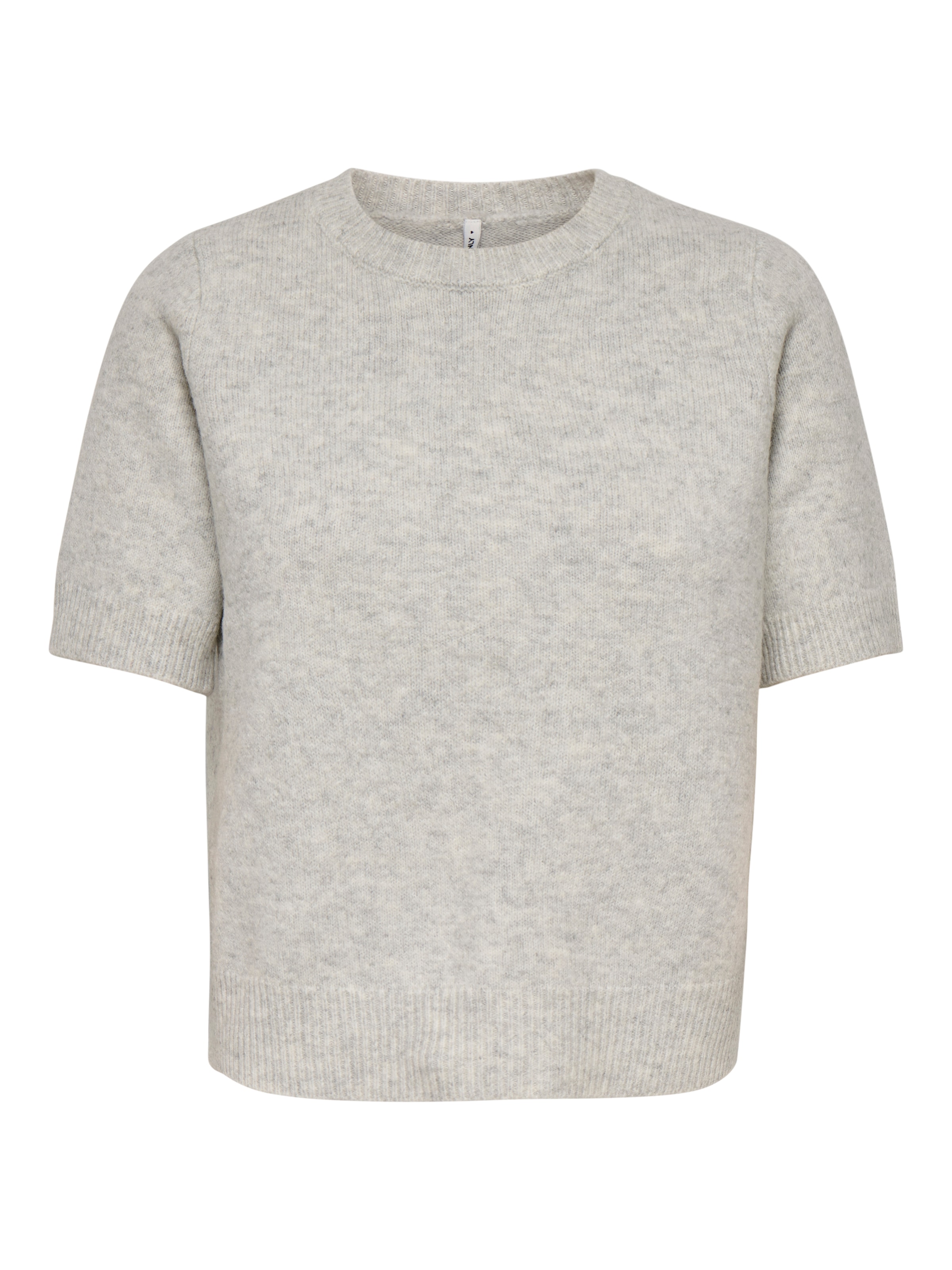 ONLY Kurzarmpullover »ONLABBY LIFE SS BLING TOP O-NECK KNT«