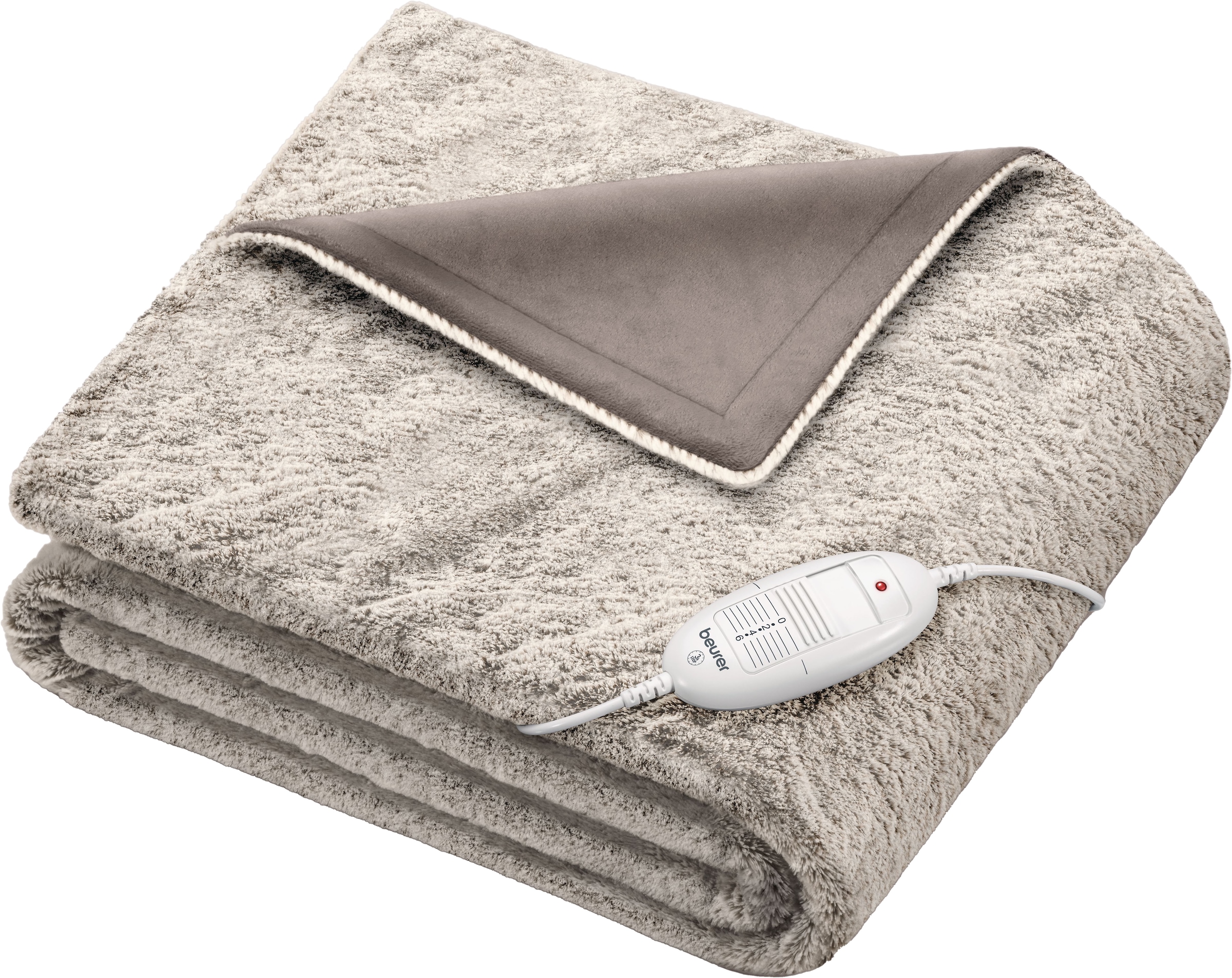 BEURER Heizdecke »HD 75 nordic taupe, elektrische Wärmedecke zum Einkuscheln«, 6...