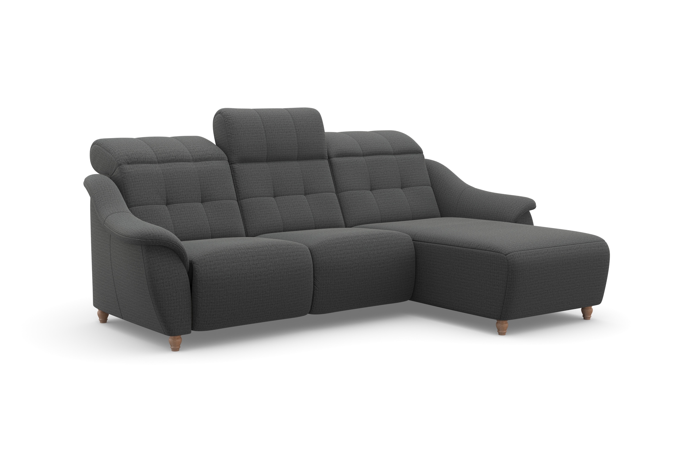 Home affaire Ecksofa »Boston L-Form« Kopfteilverstellung an jeder Sitzfläche, wahlweise Relaxfunktion