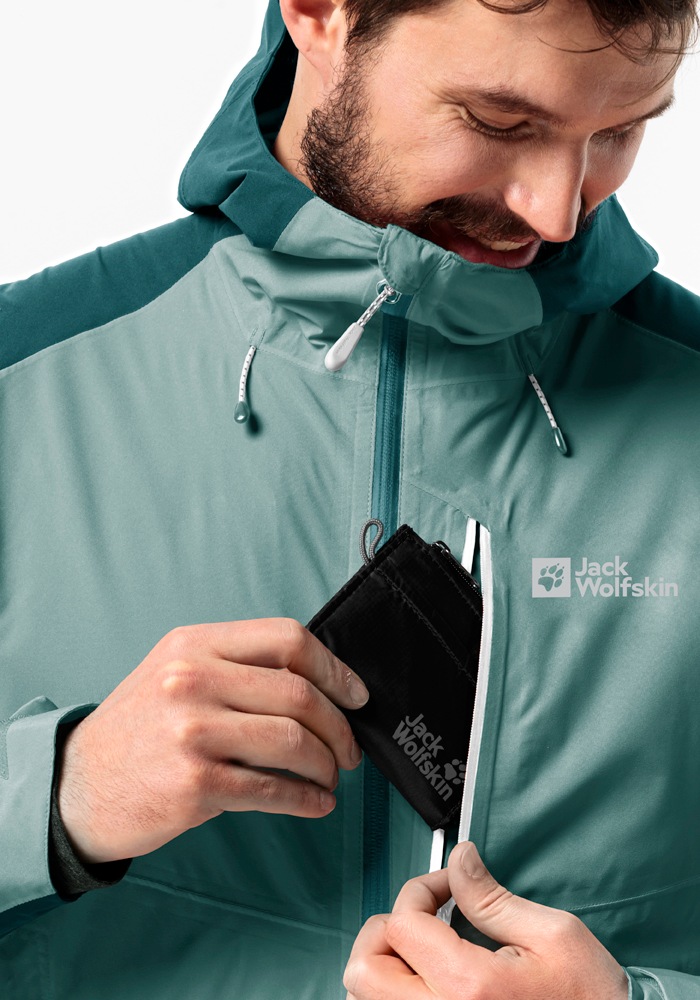 Jack Wolfskin Funktionsjacke »EAGLE PEAK 2L JKT M«, mit Kapuze