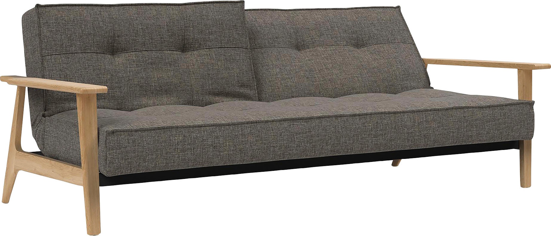 INNOVATION LIVING ™ Schlafsofa »Splitback Frej, Dauerschlafsofa, bequem mit Federkernunterfederung«, mit stabilen Armlehnen, in skandinavischem Design