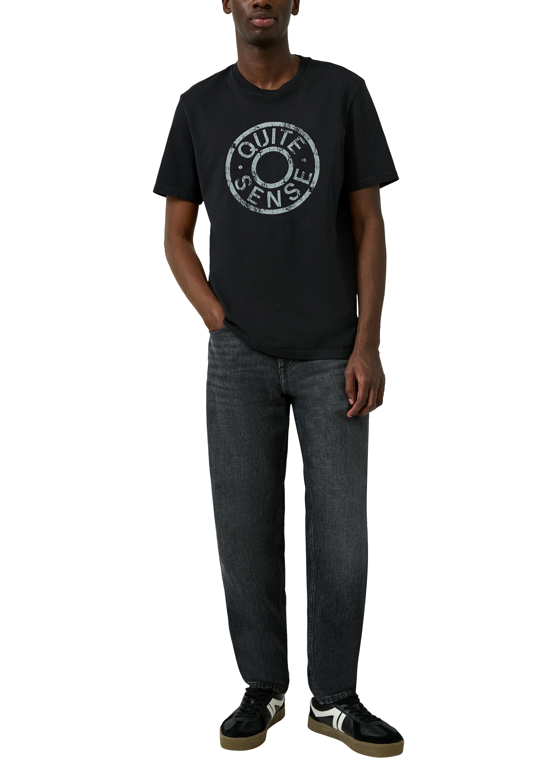 QS Kurzarmshirt mit Frontprint