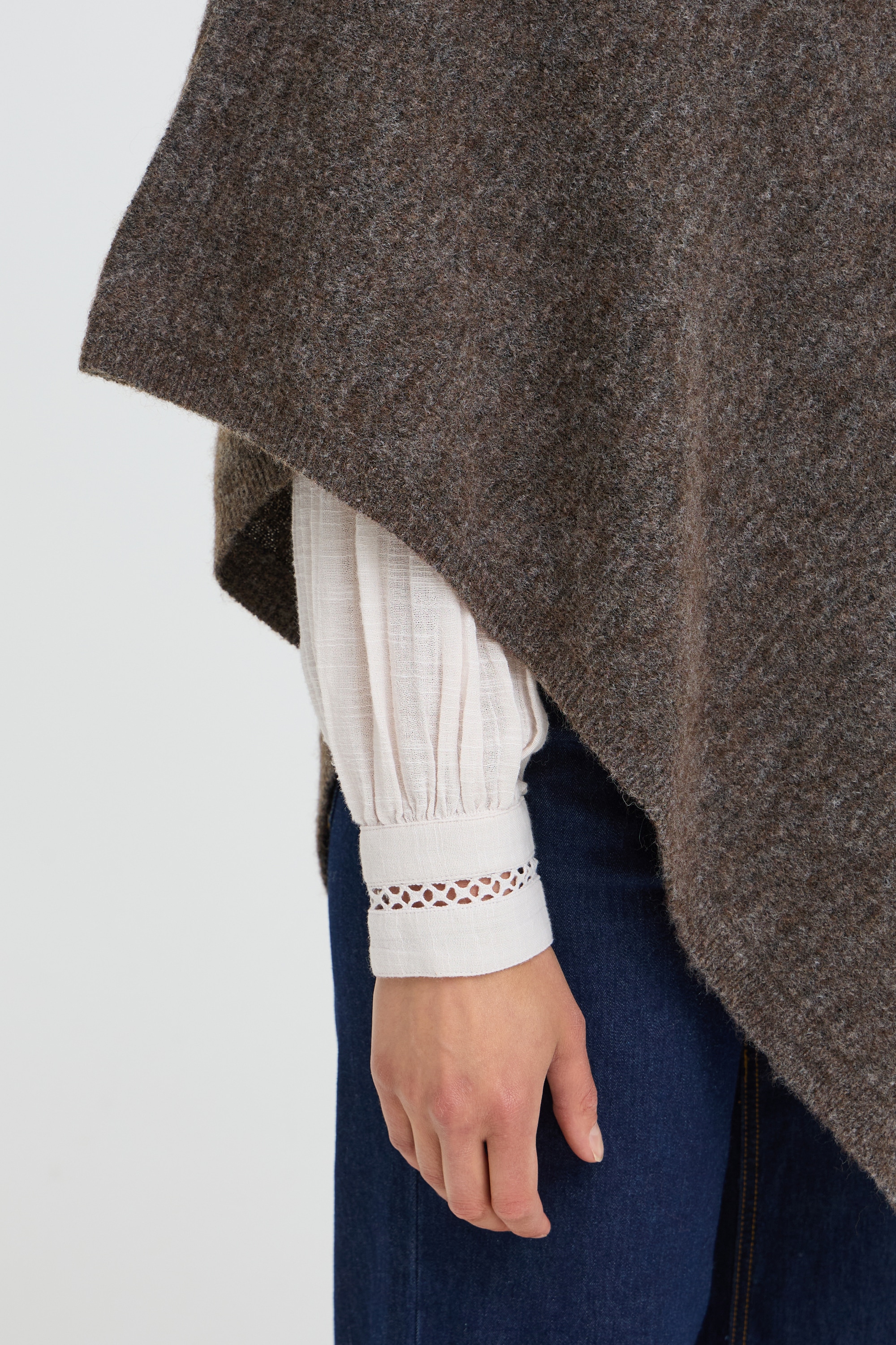 fransa Strickponcho »Damen Poncho FRSANNY«
