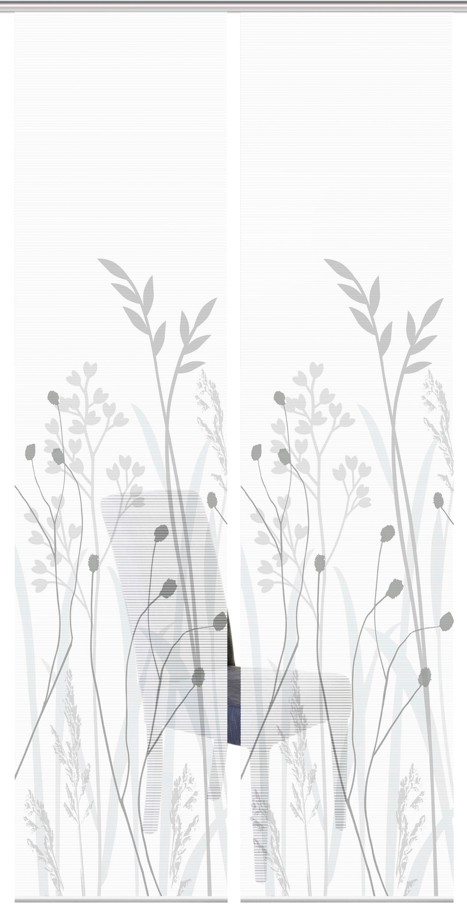 Vision S Schiebegardine Bambus-Optik, SET«, bedruckt »GRASIL (2 bei OTTO Digital St.), 2er kaufen