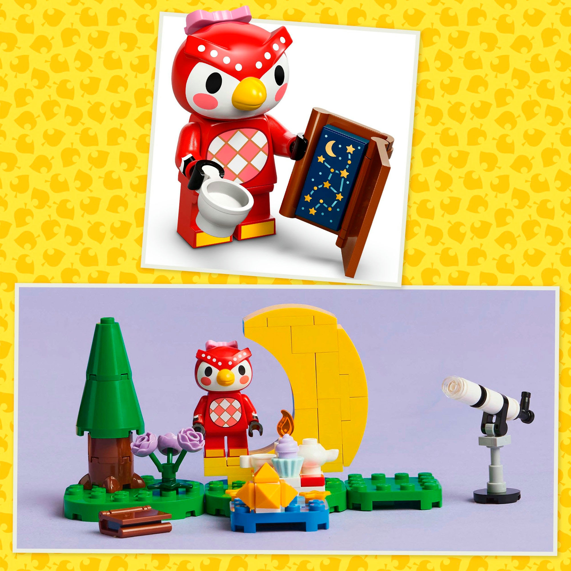 LEGO® Konstruktionsspielsteine »Sternbeobachtung mit Eufemia (77053), LEGO Animal Crossing«, (78 St.), Made in Europe