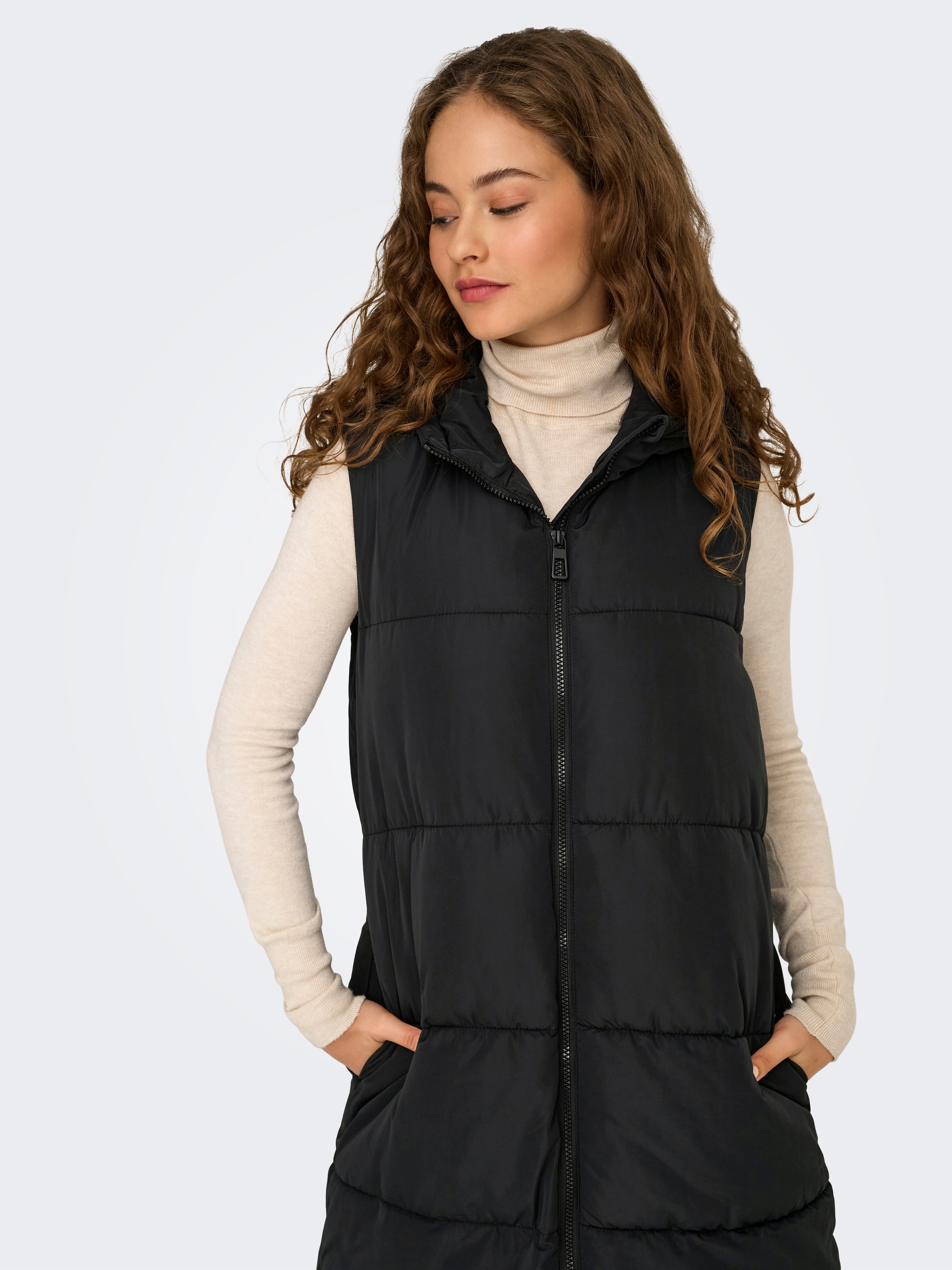 ONLY Steppweste »ONLALINA LONG WAISTCOAT OTW NOOS«