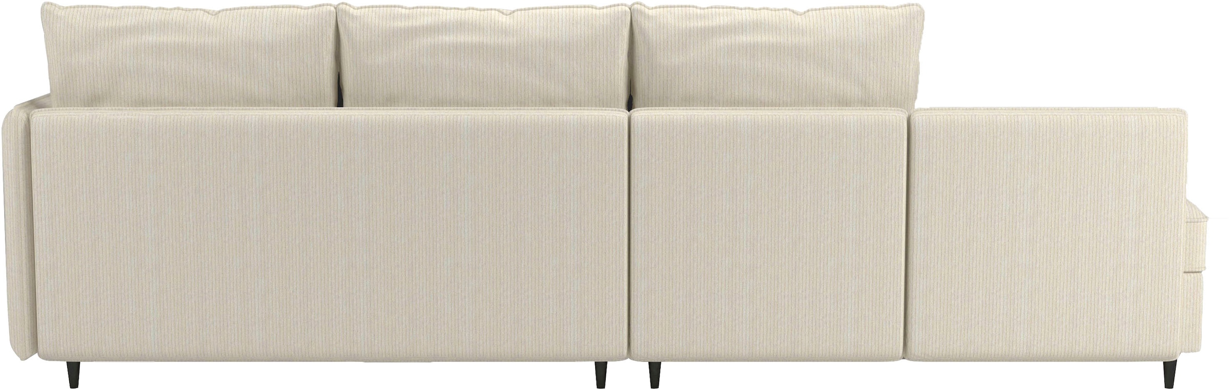 Dorel Home Ecksofa »LINDHUS, L-Form, verschiedene Stellvarianten, Loungesofa, Schlaf-Liege«, Wohnlandschaft, mit Recamiere, großer Bettkasten, Cord, Chenille