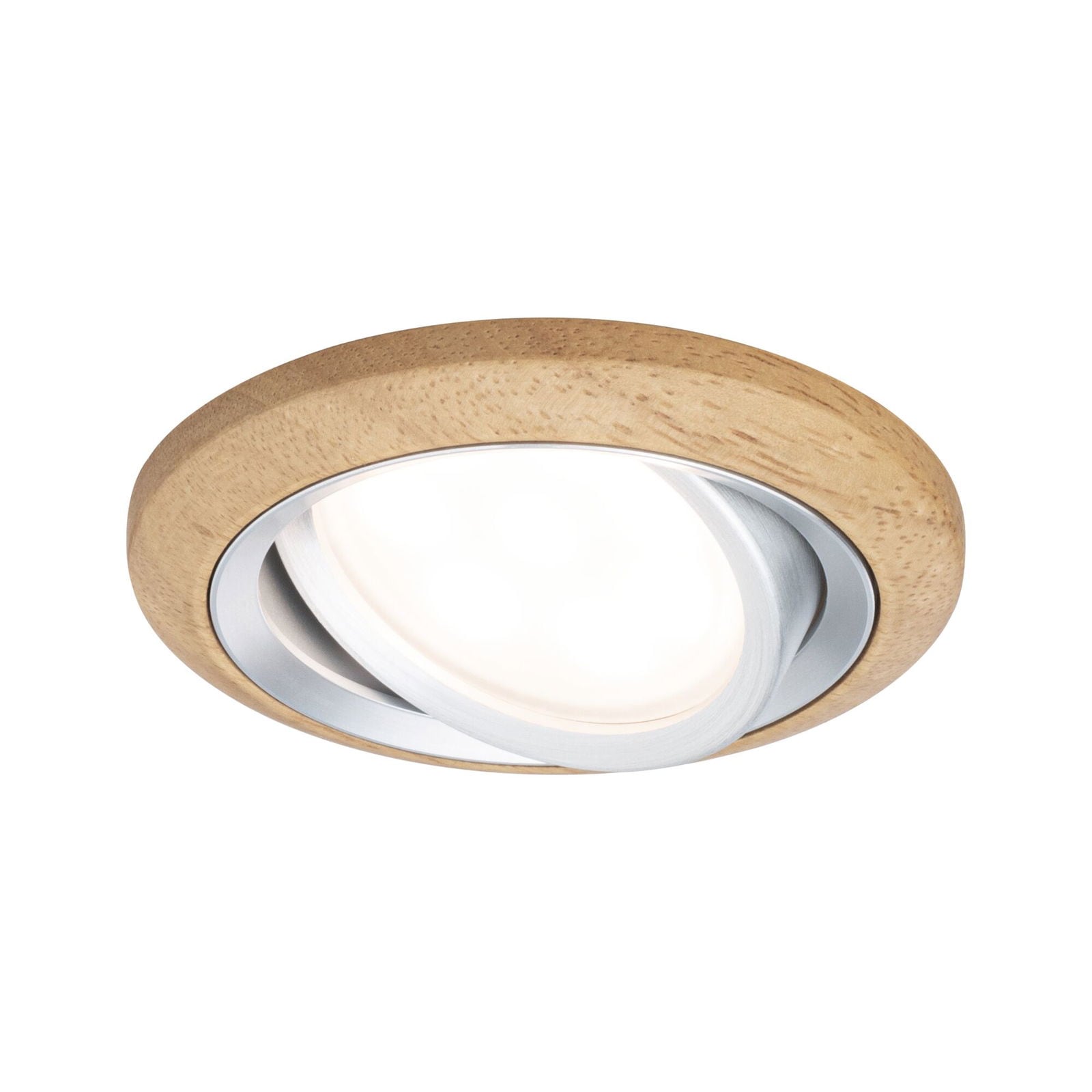 Paulmann LED Einbauleuchte »LED Einbauleuchte Lanati Einzelspot 6W 470lm 230V 2700K« 1 Stk. Warmweiß