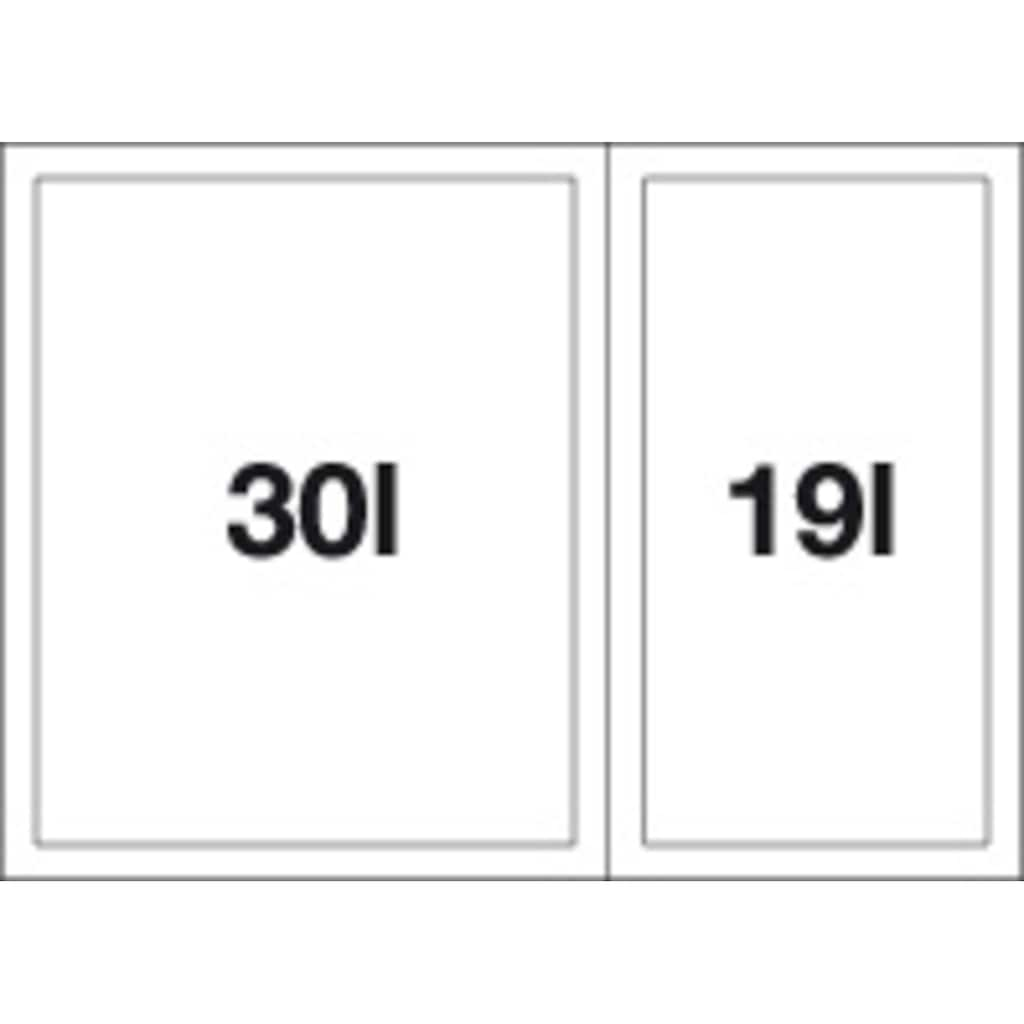 Blanco Einbaumülleimer »FLEXON II Low 60/2«, 2 Behälter