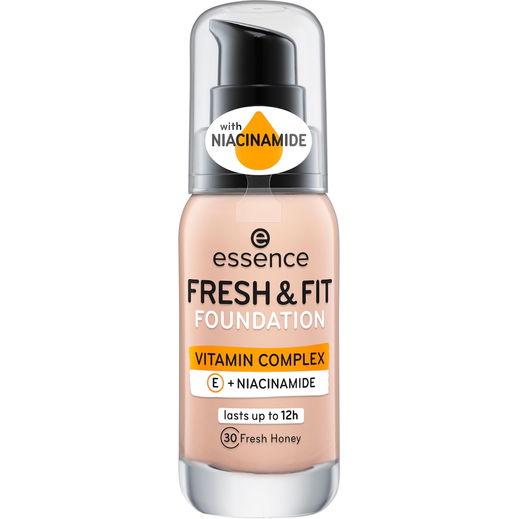 Essence Foundation »FRESH & FIT FOUNDATION«, (Set, 3 tlg.)