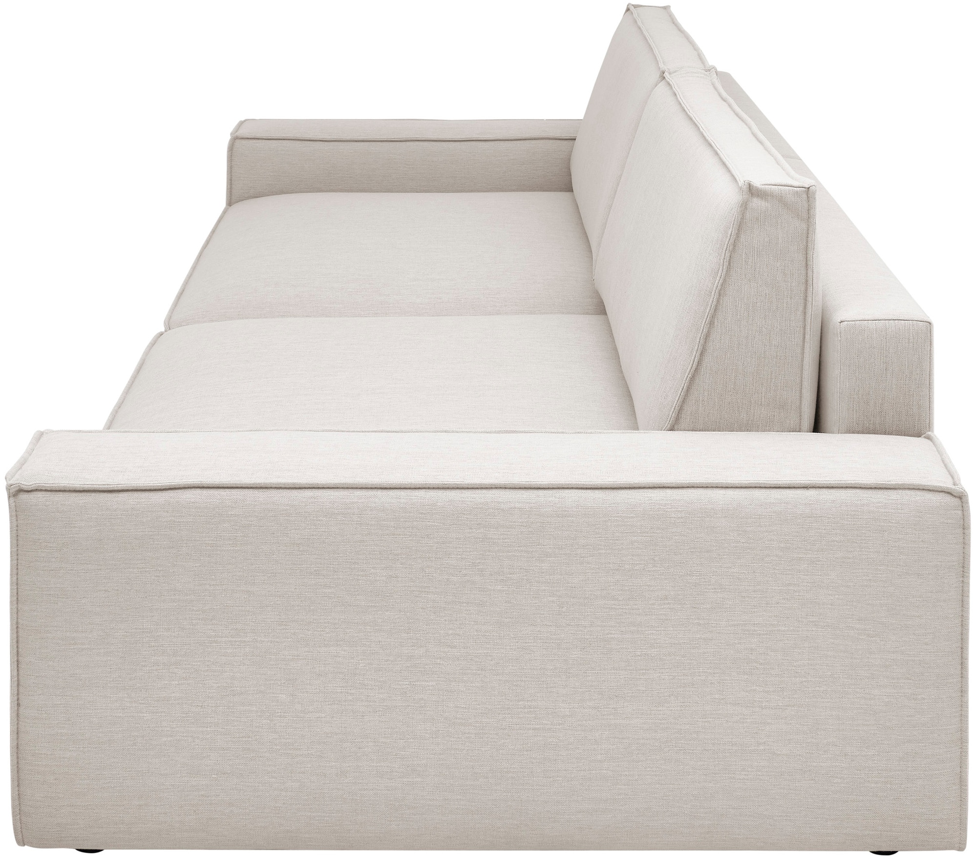 Home affaire Big-Sofa »NEU: SHERWOOD XXL, Big-Sofa (316cm), extra tiefe Sitzfläche 95 cm«, bequemer Sitzkomfort, Cord u. Leinenoptik, Kedernaht