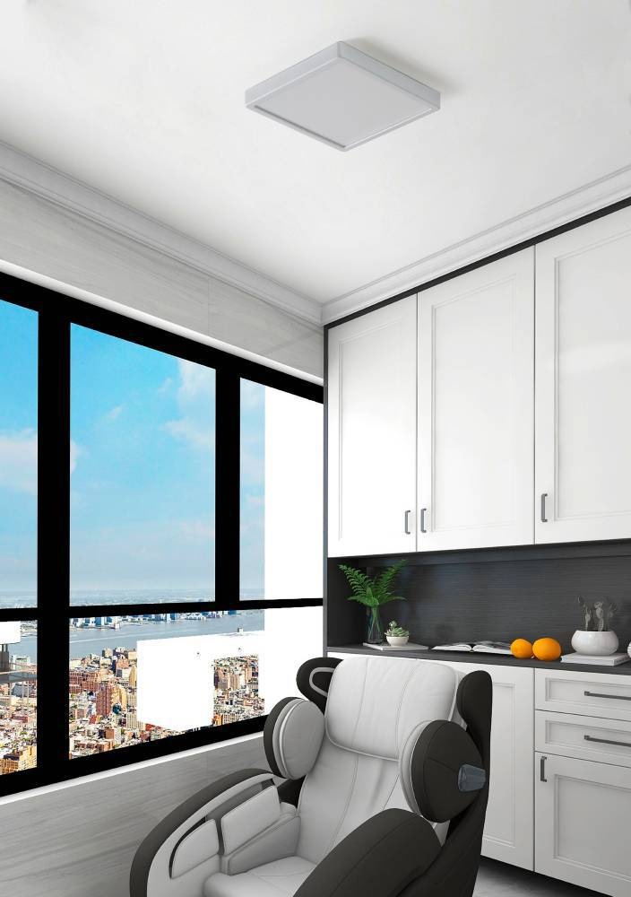 EGLO Deckenleuchte »ARGOLIS 2« LED-Modul 1 Stk. Warmweiß Deckenleuchte aus Stahl - 20,5W - Warmweiß