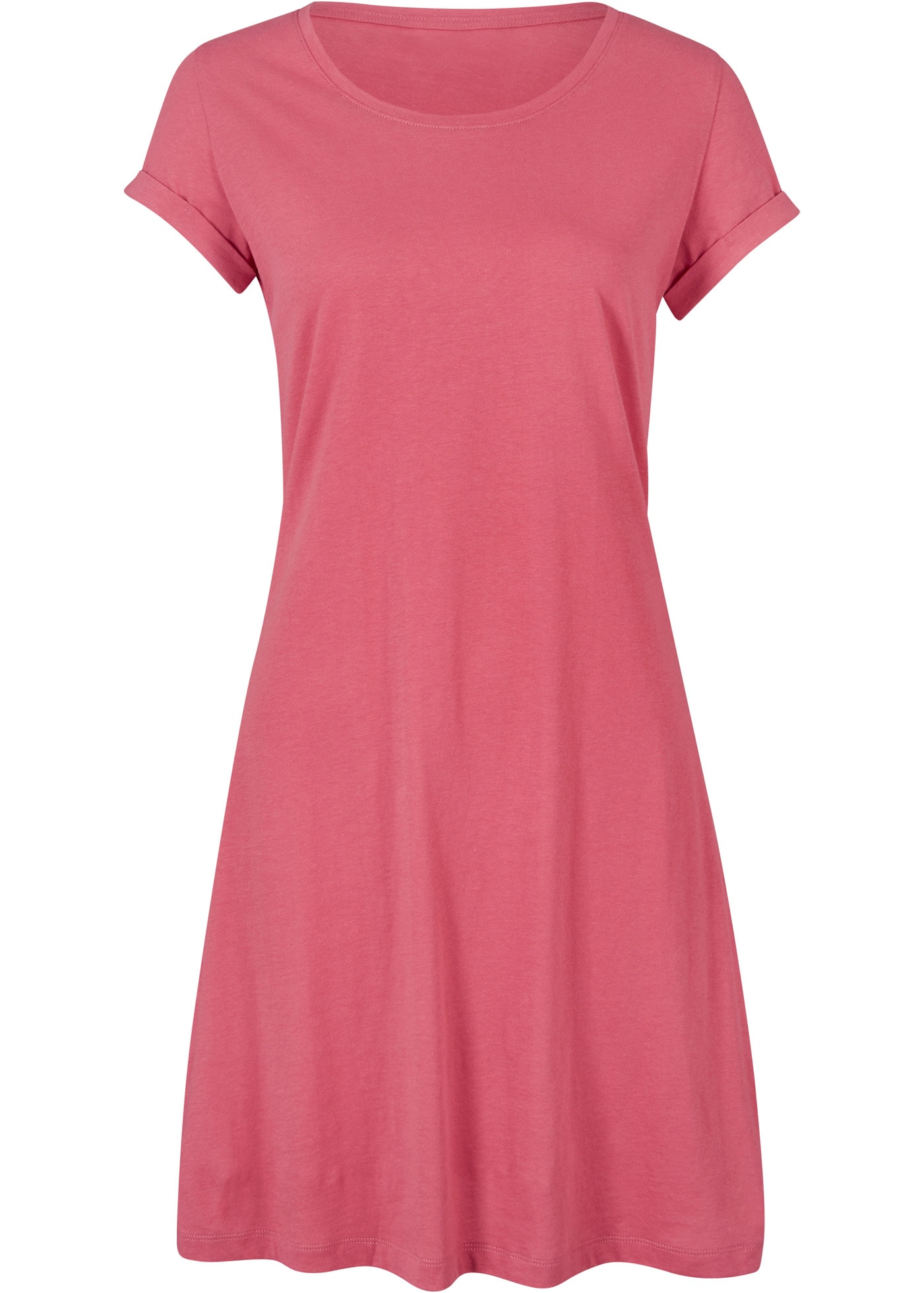 bonprix Shirtkleid für warme Tage, aus reiner Baumwolle, taillierte Passform