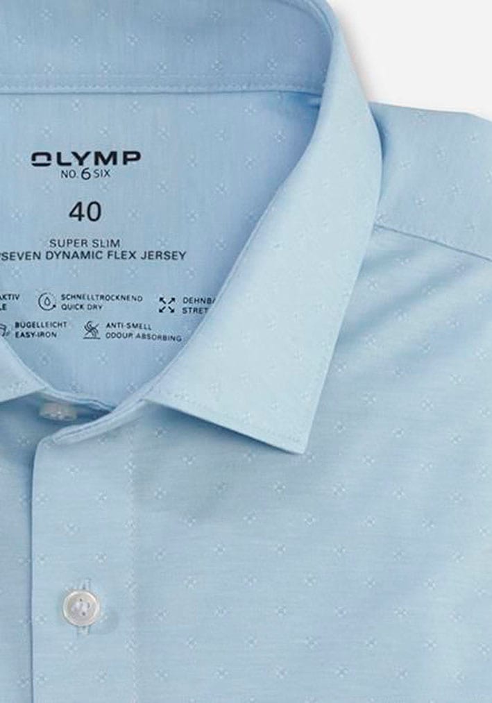 OLYMP Langarmhemd »No. Six 24/Seven super slim Jerseyhemd«
