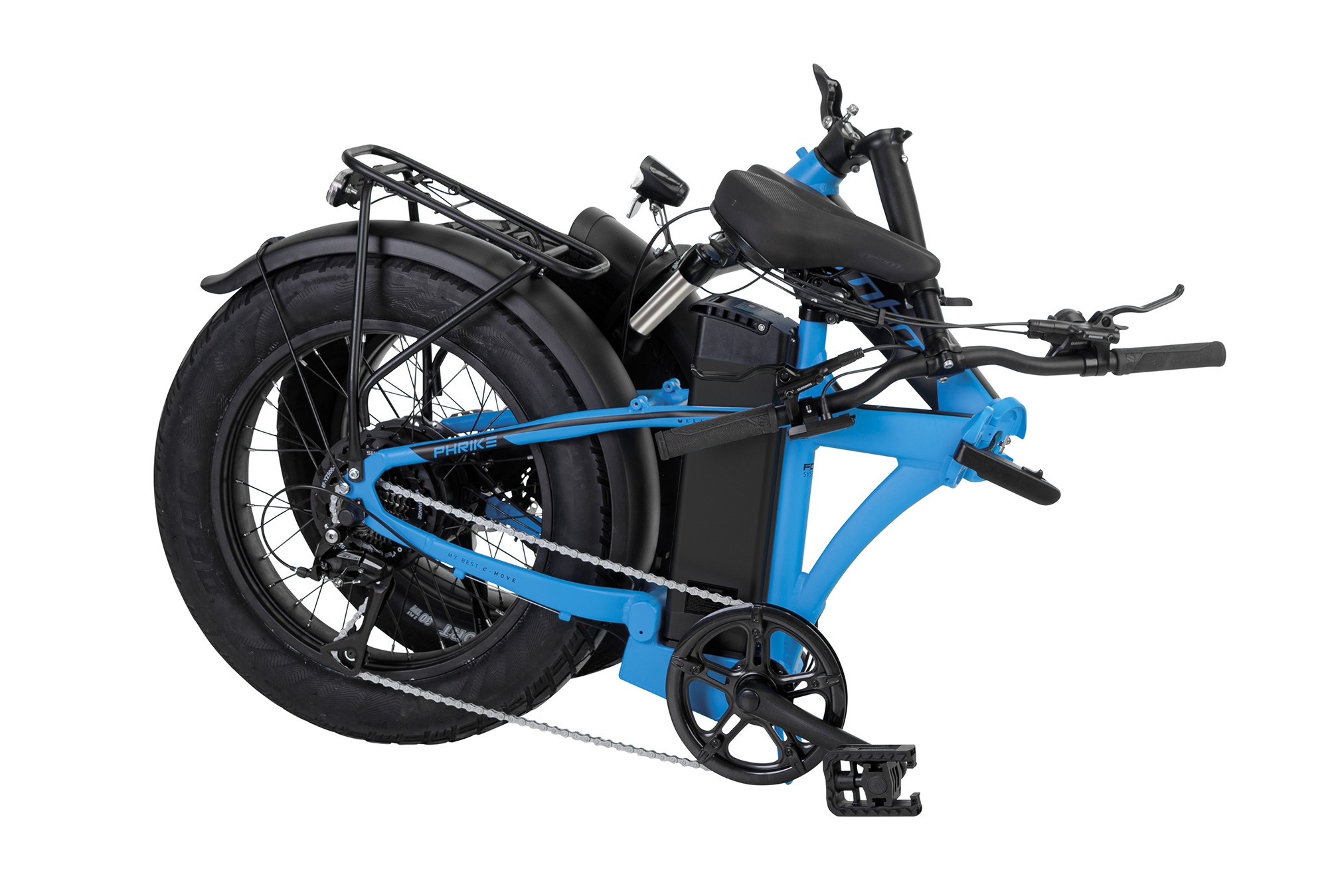 MBM E-Bike »Elektro-Falt-Fahrrad PHRIKE 20 Zoll, blau«