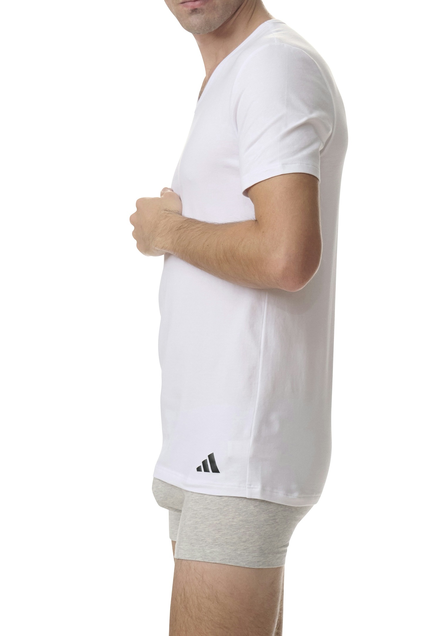 adidas Sportswear T-Shirt »"Active Flex Cotton"«, (2er Pack), V-Ausschnitt