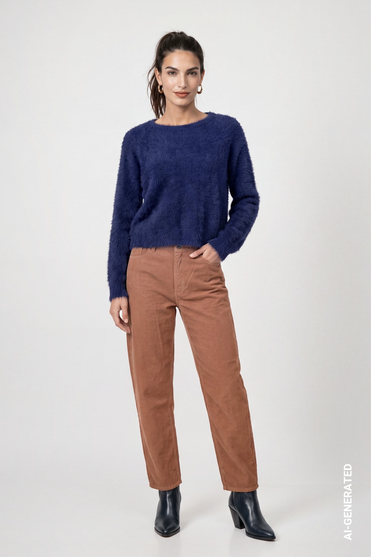 Monari Strickpullover »Pullover Plüsch« Regular fit mit flauschiger Haptik
