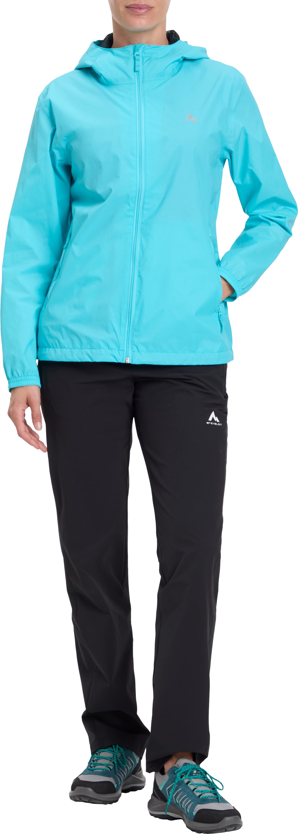 McKINLEY Regenjacke »DA.-REGENJACKE KEREOL IV W« sportlicher Stil, mit AQUAMAX-Technologie, mit verschweißten Nähten