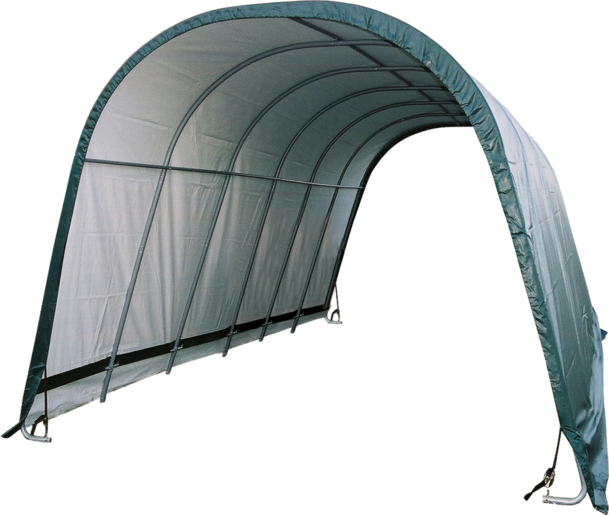 ShelterLogic Foliengerätehaus »Weidezelt, Zeltgarage, Run-In-Shed«, Grün, 730x400x300 cm