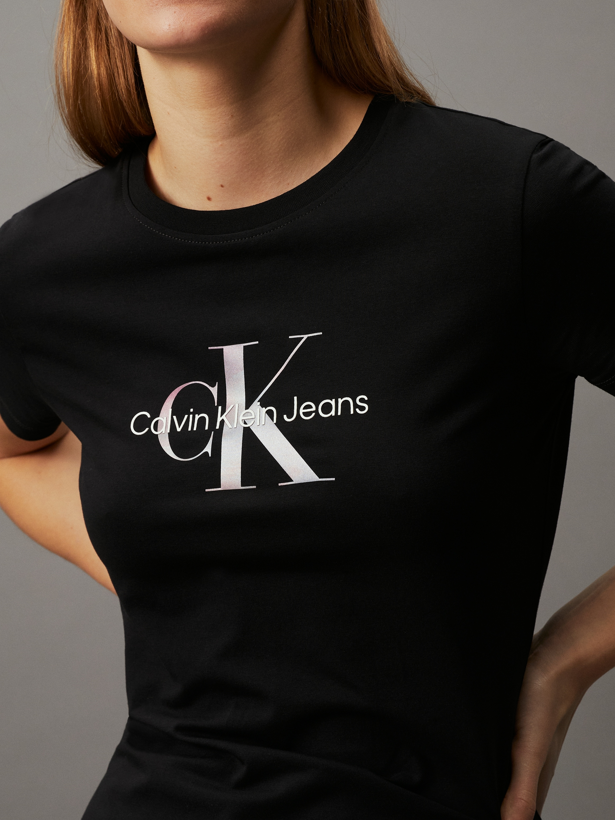 Calvin Klein Jeans Shirtkleid »DIFFUSED MONOLOGO DRESS«, mit Logoschriftzug