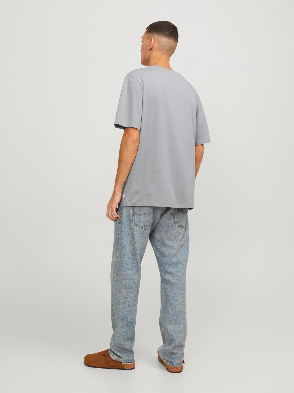Jack & Jones Rundhalsshirt »JJEORGANIC BASIC TEE SS O-NECK NOOS«, mit Rundhalsausschnitt