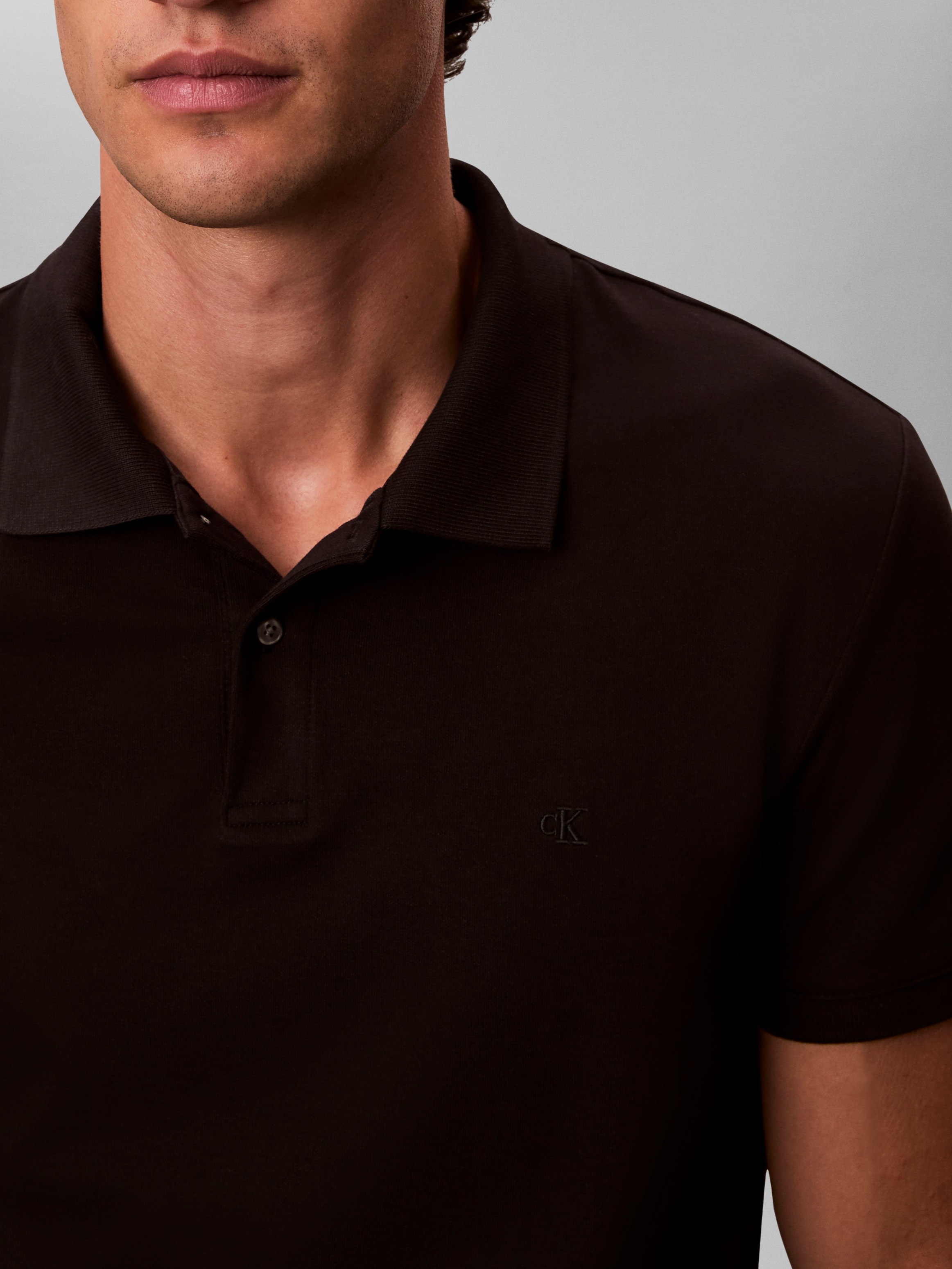 Calvin Klein Poloshirt »SS SLIM REFINED PIQUE POLO« slim fit