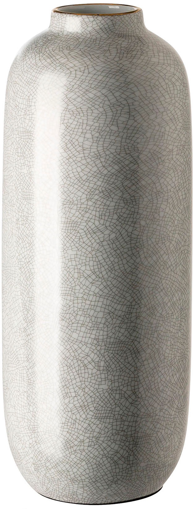 Fink Tischvase »ROY« Handarbeit in grau, Größe B/H/T: 30 cm Ø 11 cm