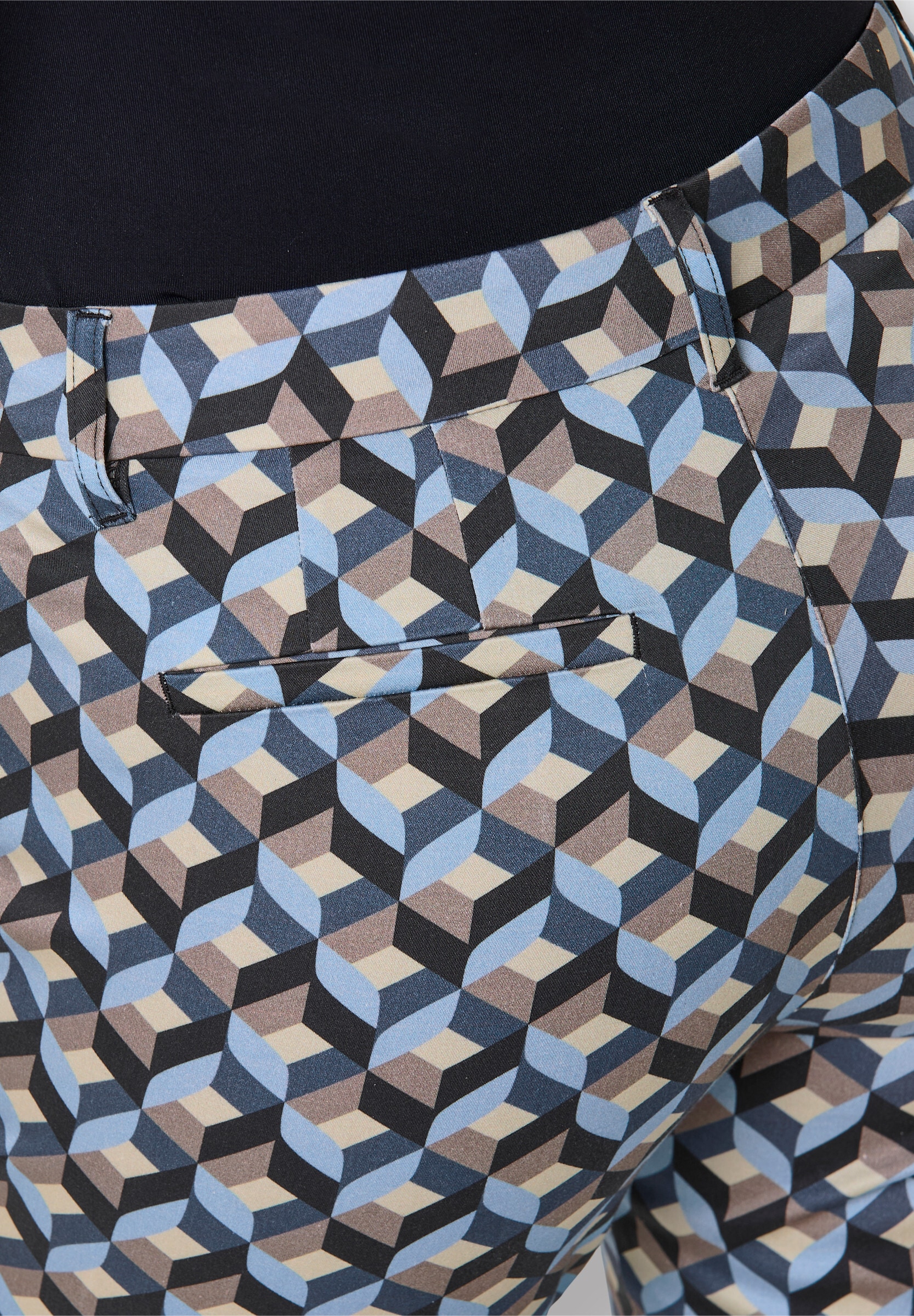creation L Stoffhose »Lyocell-Baumwoll-Hose Hose in verkürzter Form«