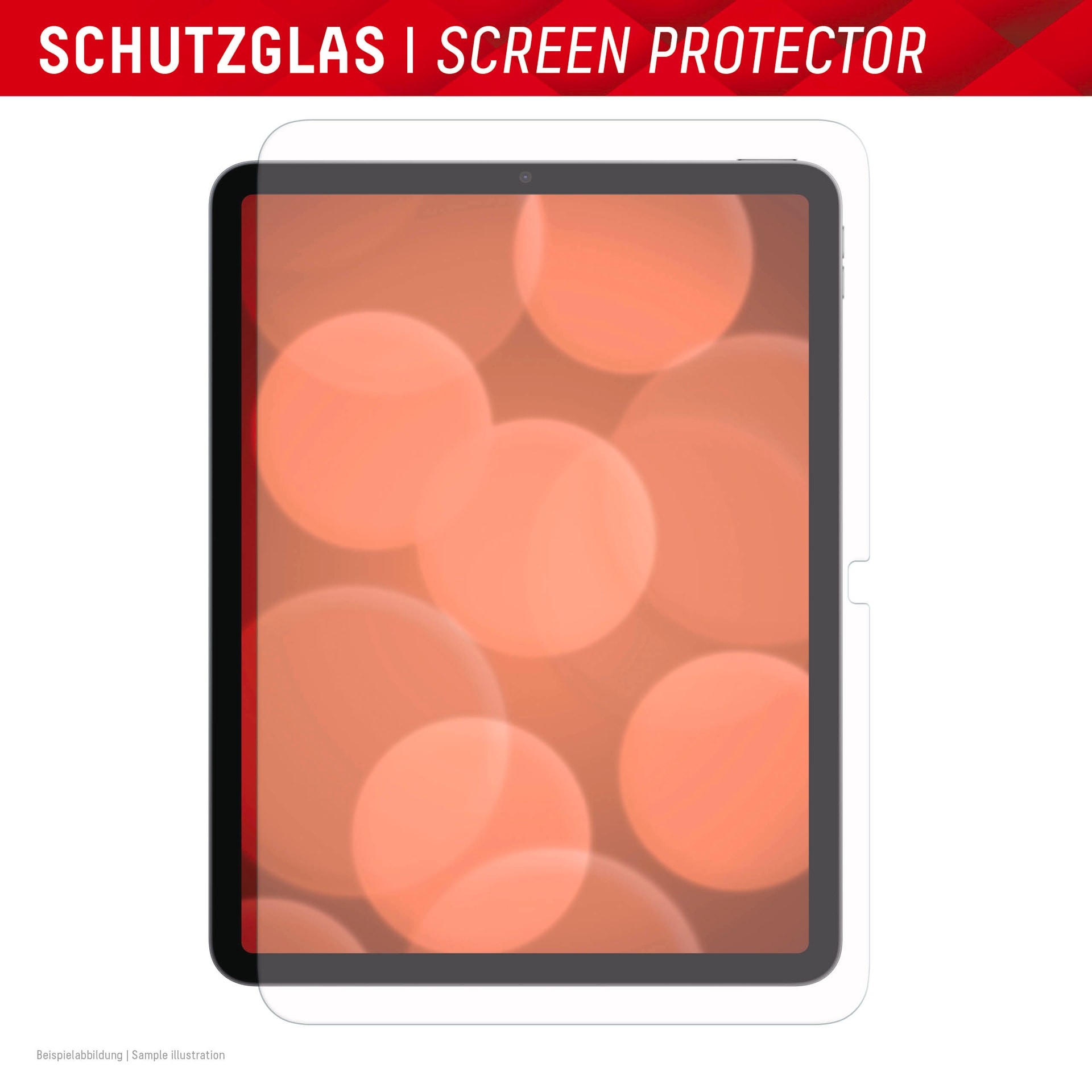 Displex Displayschutzfolie »Tablet Glass«, für Apple iPad Air 11'' (2024/2025), Displayschutz, Bildschirmschutz, kratz & stoßfest, einfaches Anbringen
