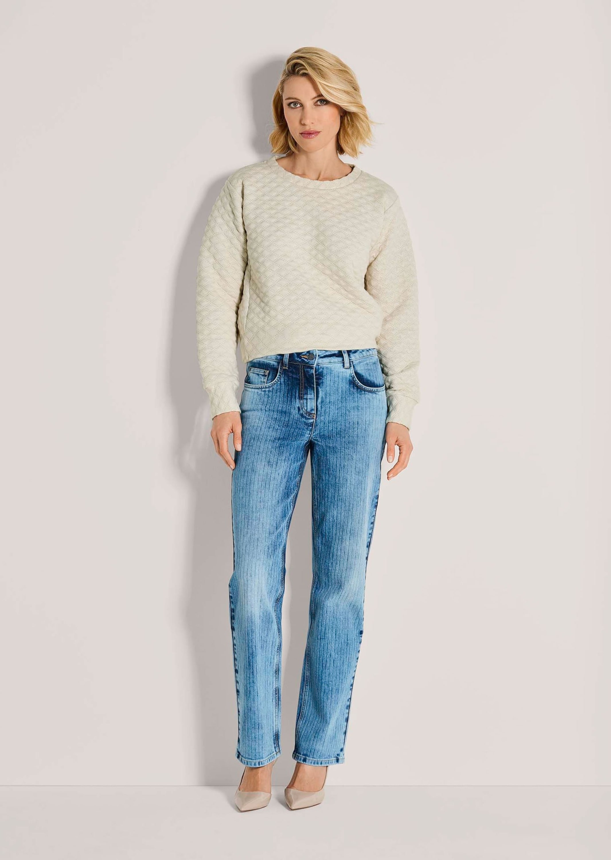 MADELEINE Regular-fit-Jeans »Jeans High Waist Five-Pocket-Jeans«