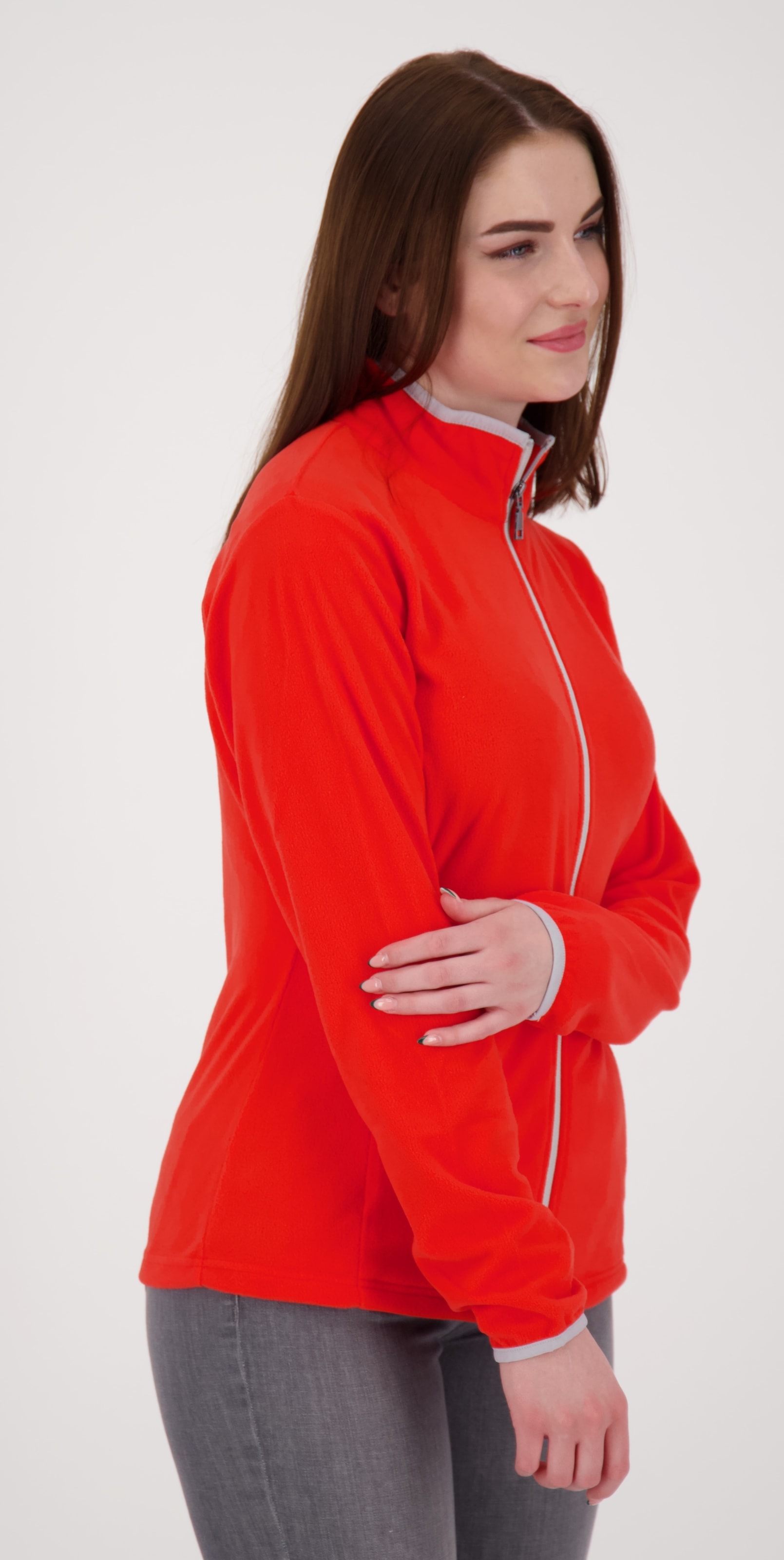 DEPROC Active Fleecejacke »DECORAH II WOMEN«, weiche Fleecejacke in traditioneller Optik
