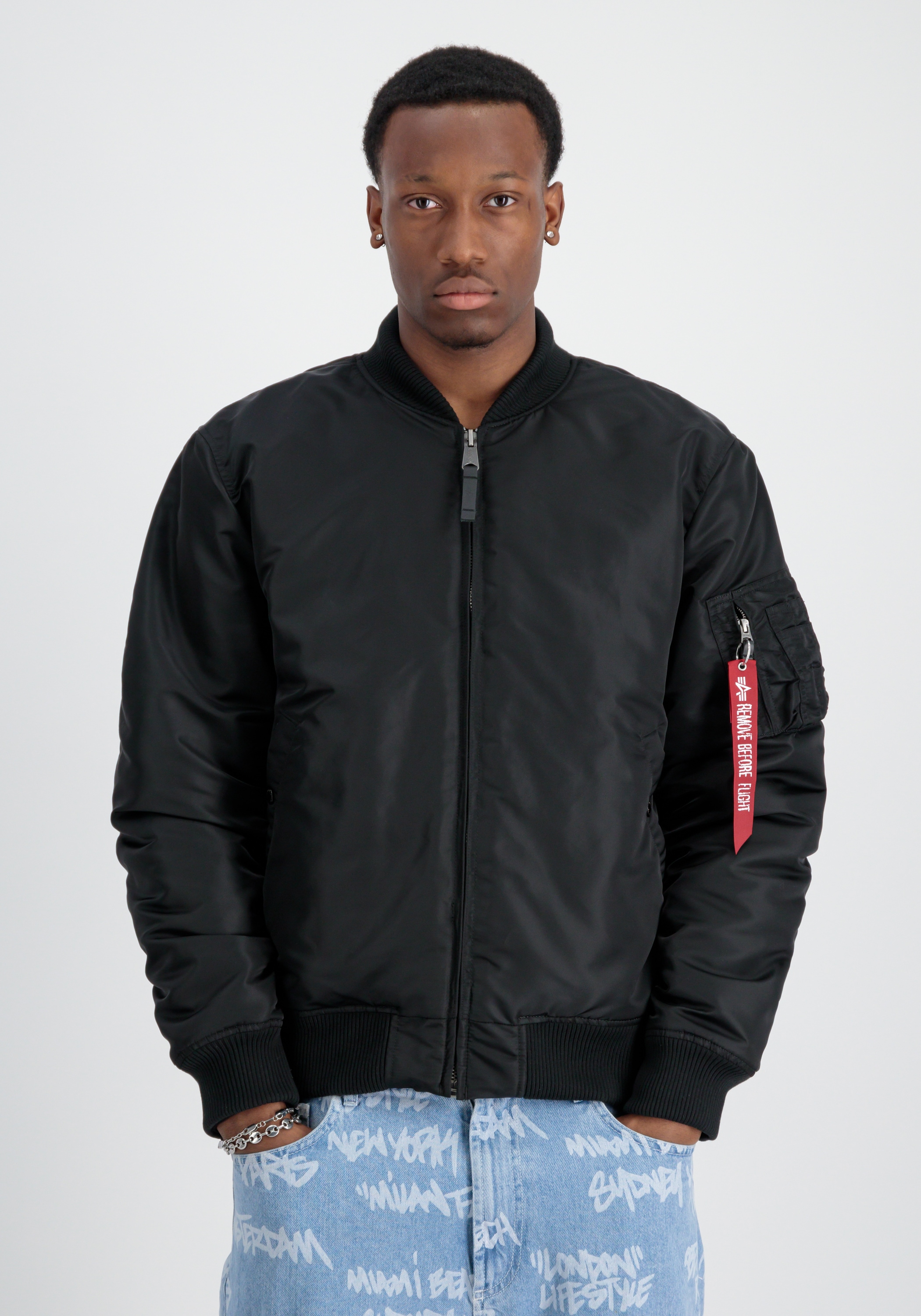 Alpha Industries Bomberjacke »Alpha Industries Men - Bomber Jackets MA-1 Dragon Embroidery«