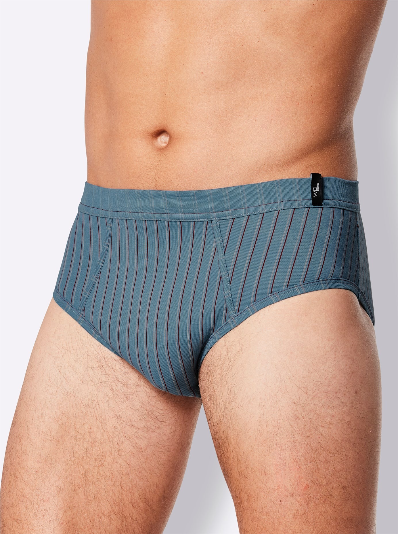 Wäschepur Herren Slip 3 Stk. tlg. in blau, Größe 7