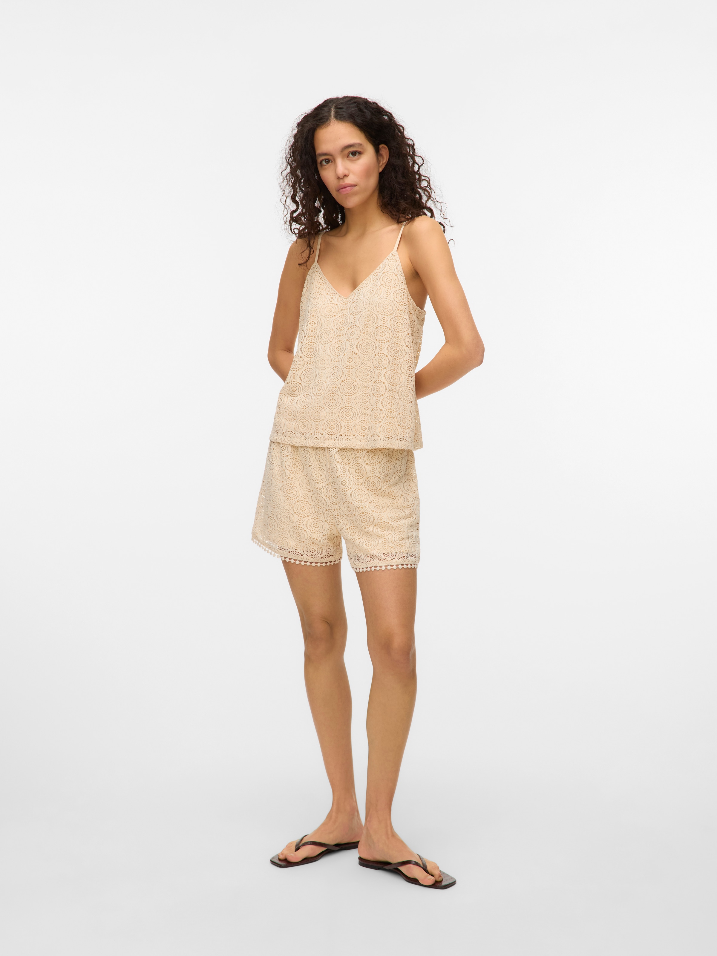 Vero Moda Shorts »VMMAYA HW SHORT SHORTS JRS VO«  Materialmix, regular fit