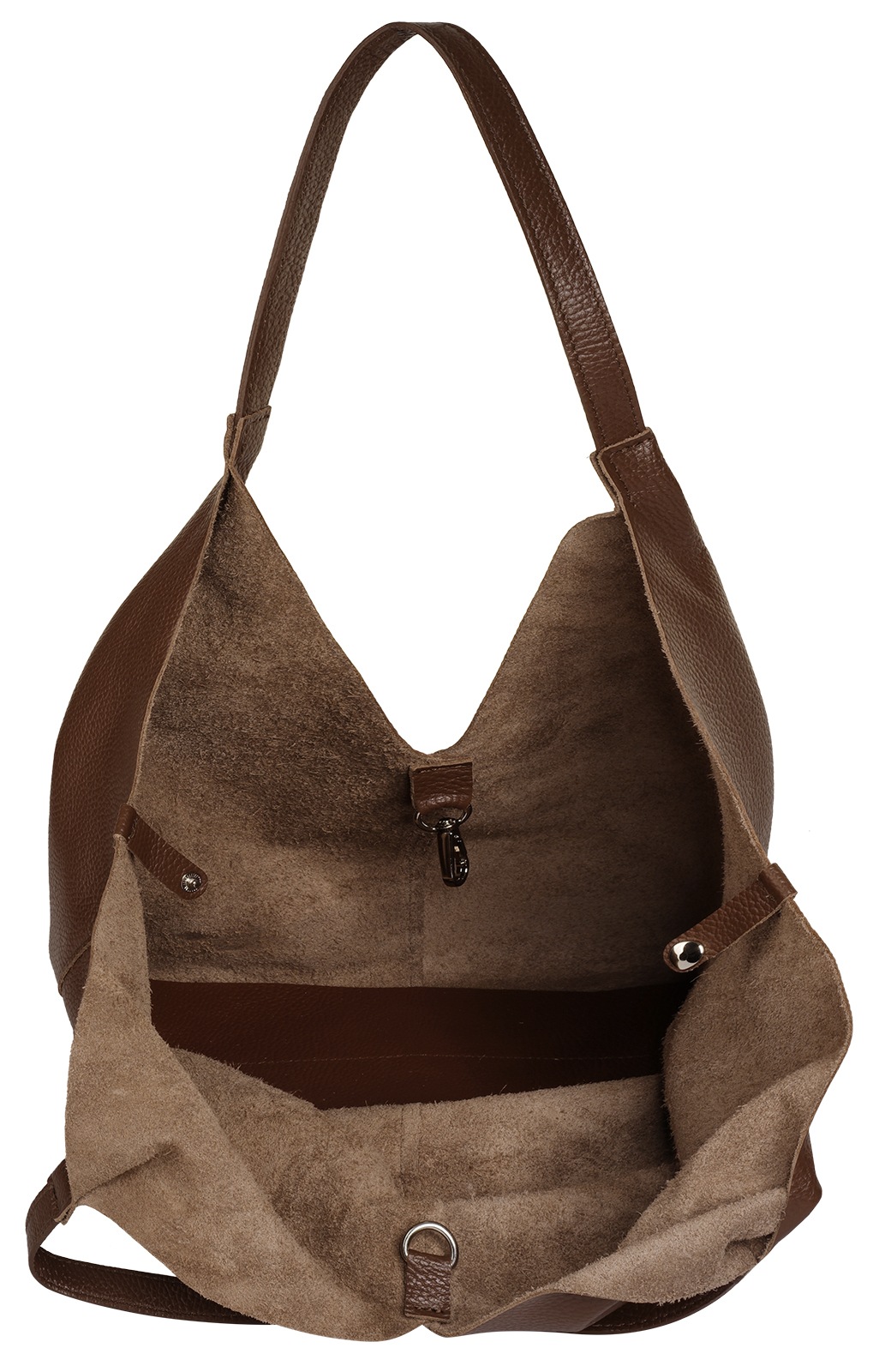 Samantha Look Shopper echt Leder, Made in Italy