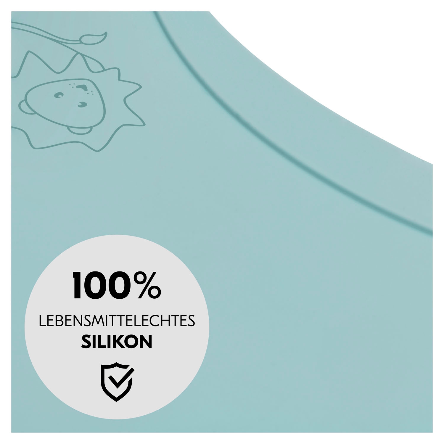 Hauck Platzset »Highchair Wooden Tray Mat, Lion Mint«, für Hochstuhl-Essbretter