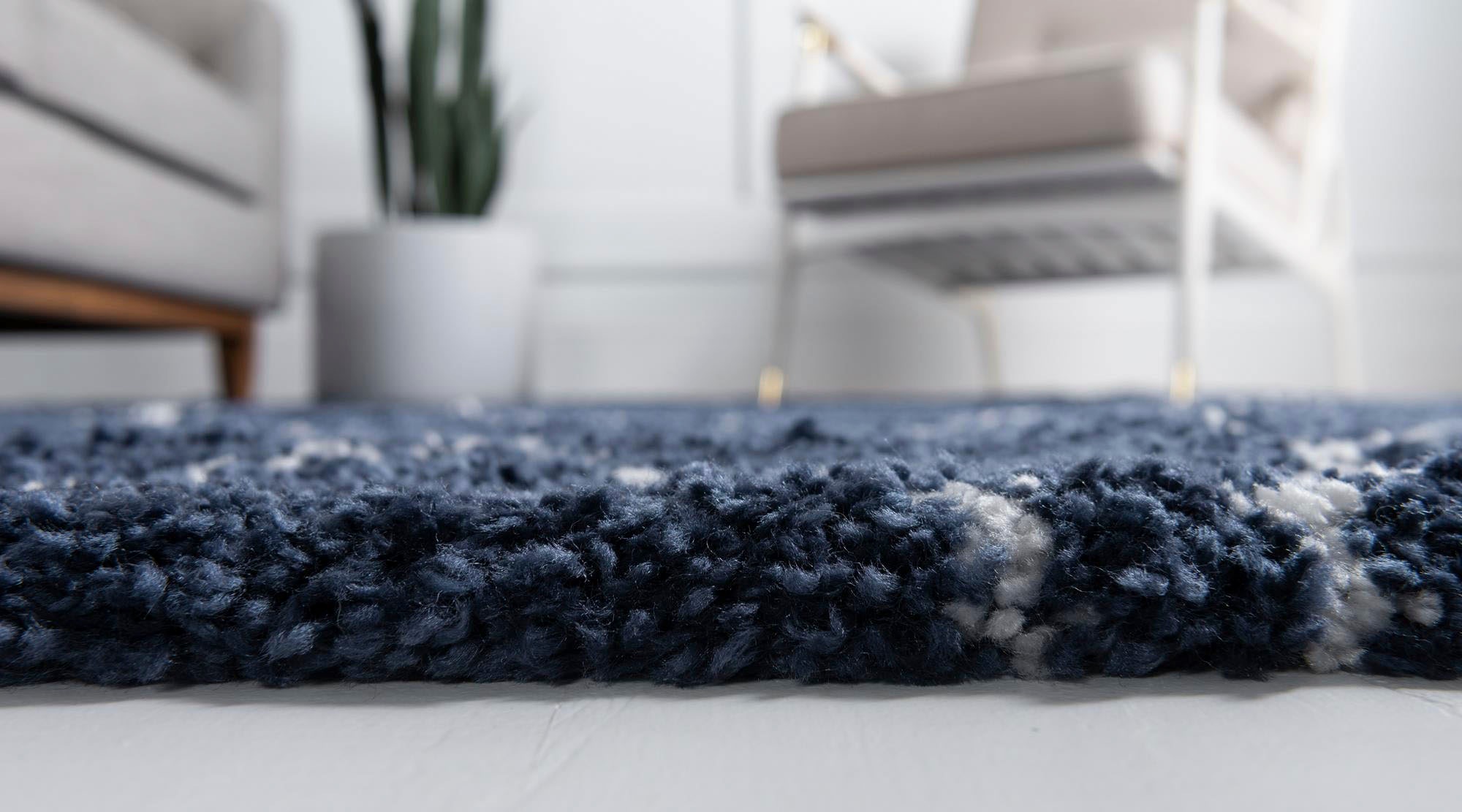 Myflair Möbel & Accessoires Hochflor-Läufer »Temara Shag, LAGERRÄUMUNG!«, rechteckig, 51 mm Höhe, Teppich-Läufer, gewebt, Rauten Design, weich & kuschelig