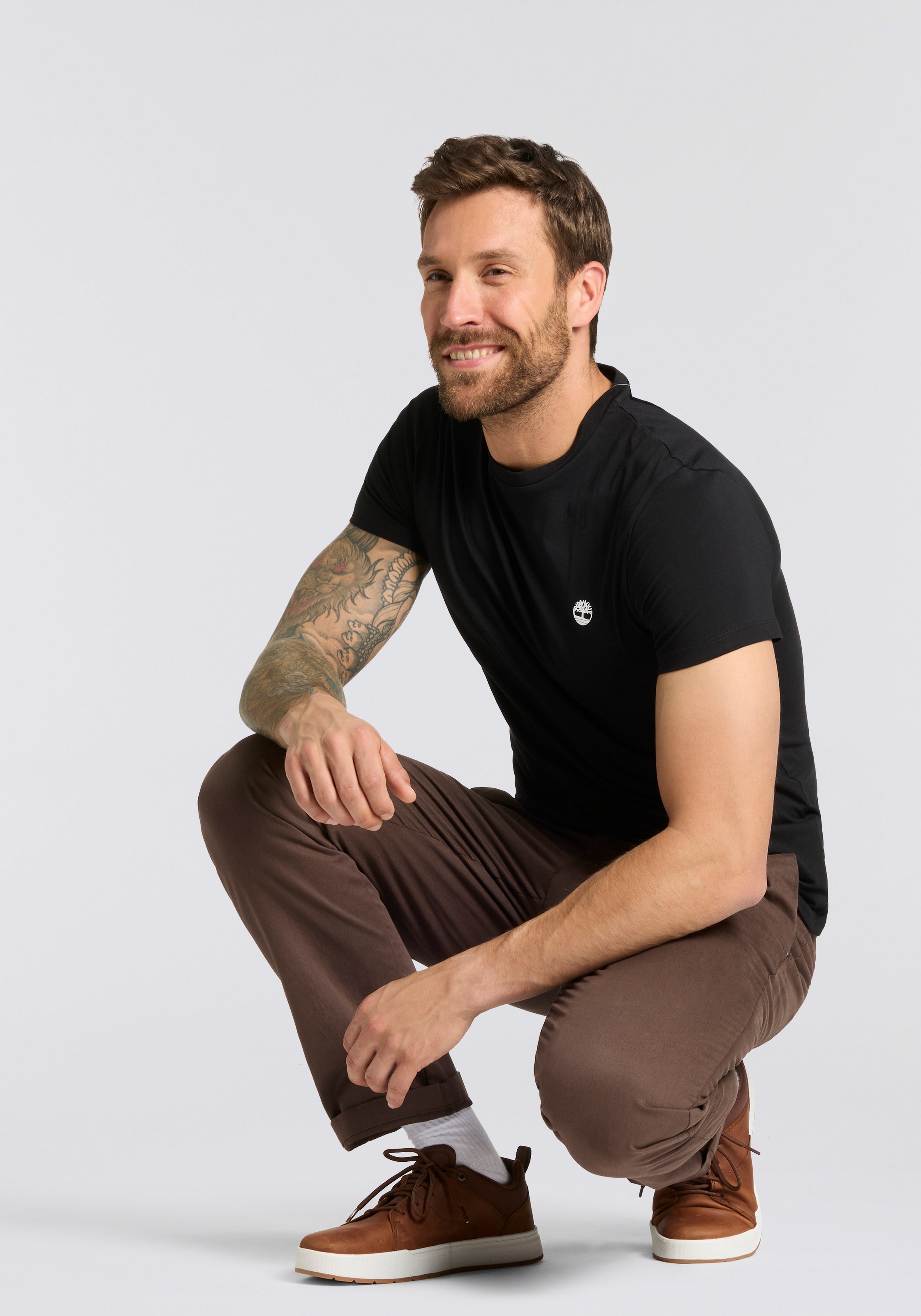 Timberland T-Shirt »DUNSTAN RIVER 3xPack Tee« Set, 3 Stk. für Sportmode, Outdoormode und Streetwear, Kurzarm, aus Baumwolle